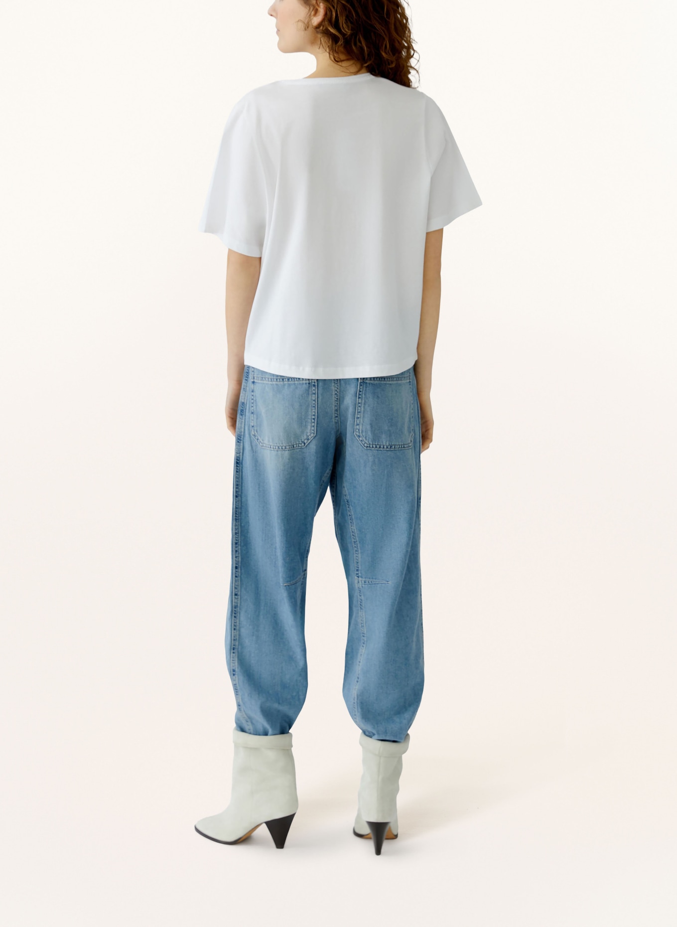 oui Tričko s ozdobnými korálky: BÍLÁ