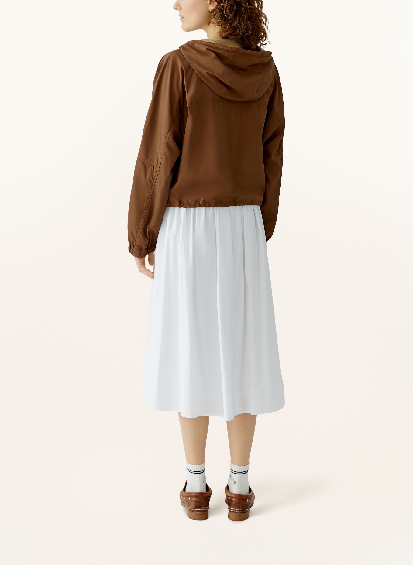 oui jacket: BROWN / LIGHT BROWN