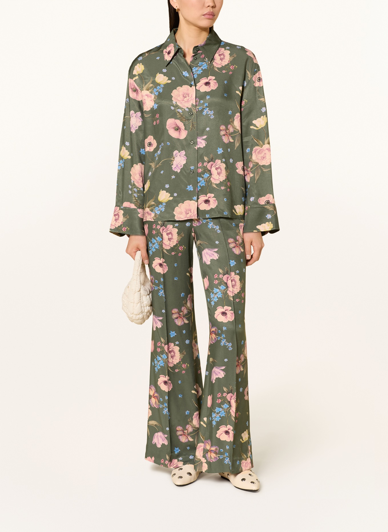 oui Marlenehose: DUNKELGRÜN / ALTROSA / BLAU