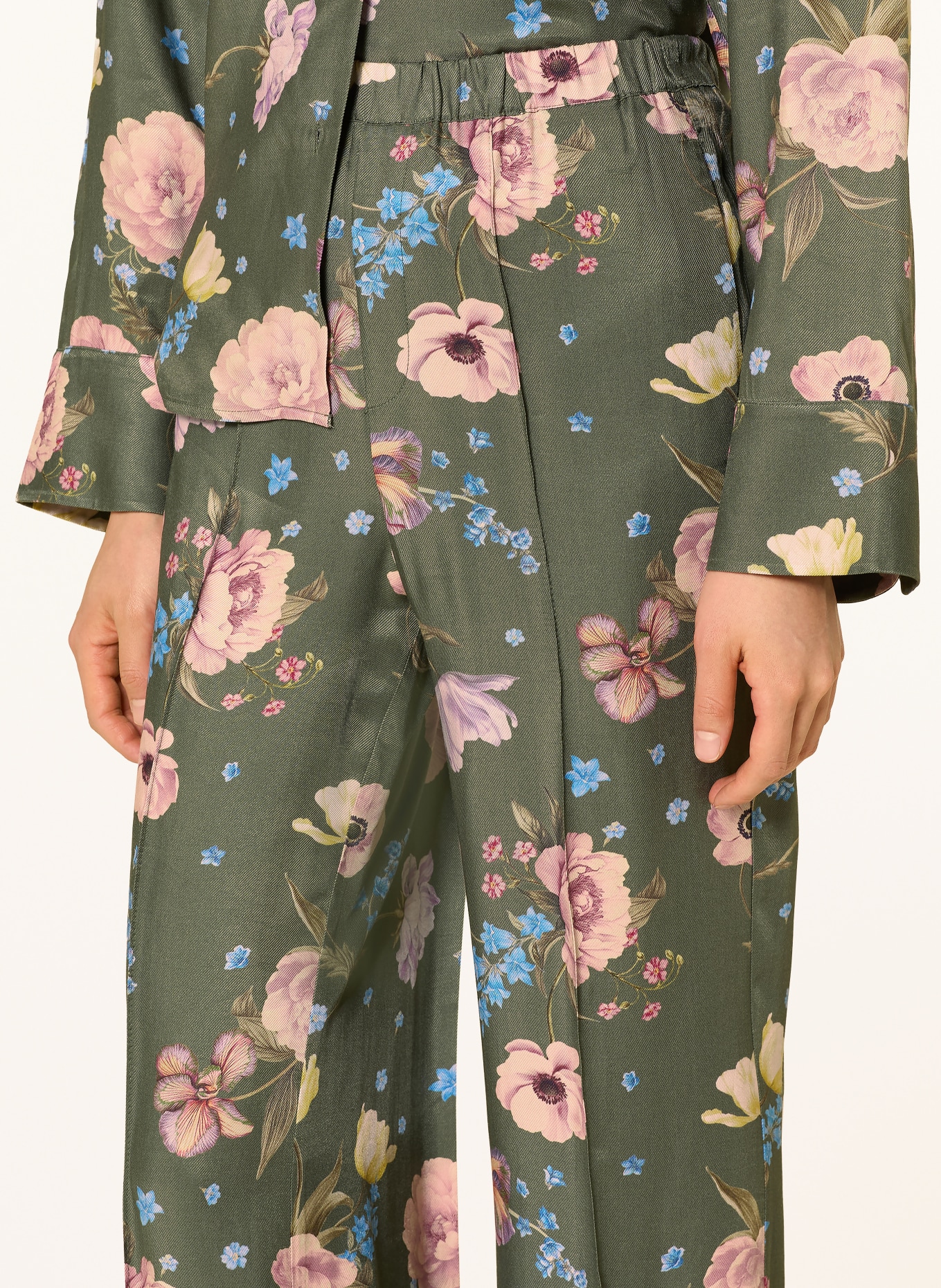 oui Marlenehose: DUNKELGRÜN / ALTROSA / BLAU