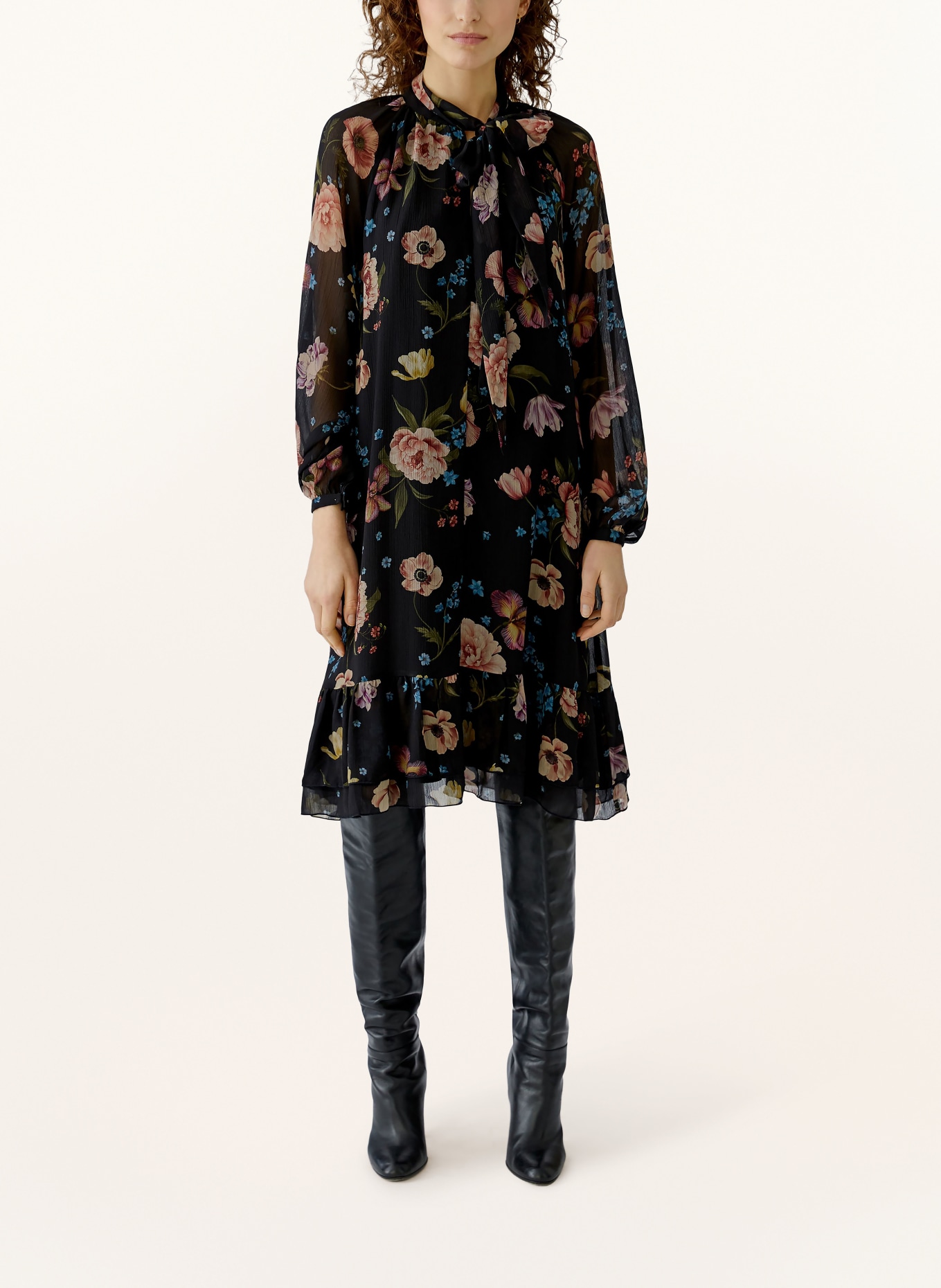 oui dress: BLACK / DUSKY PINK / GREEN