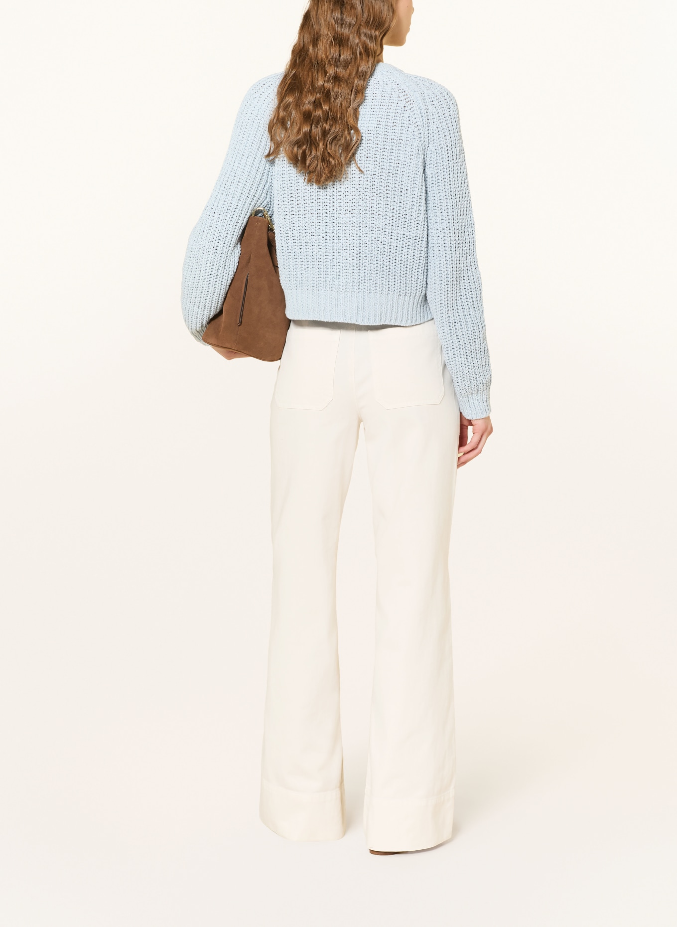 oui Wide-leg jeans: 1088 whitecap gray