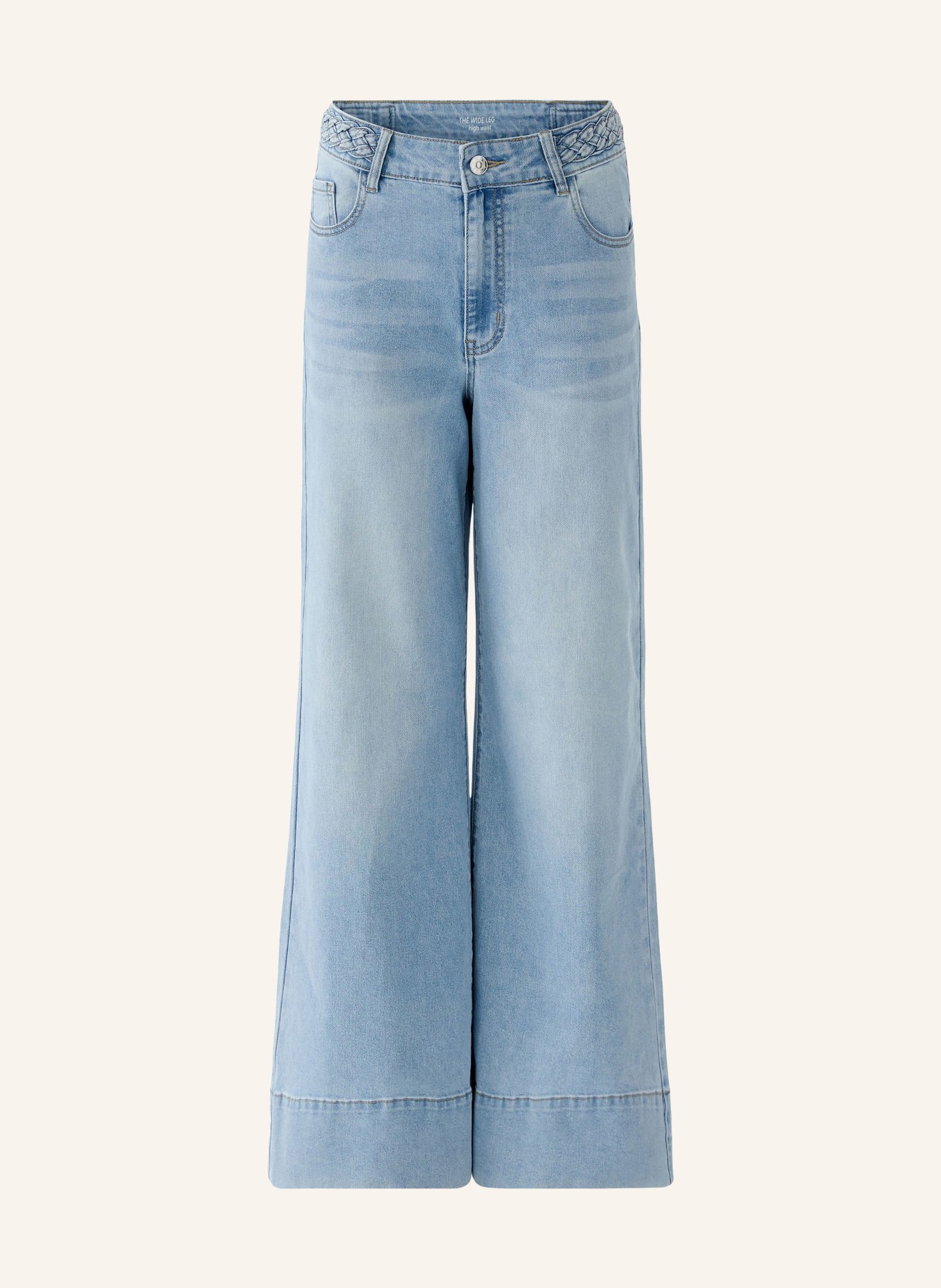 oui Džíny se širokými nohavicemi: 5300 BLUE DENIM