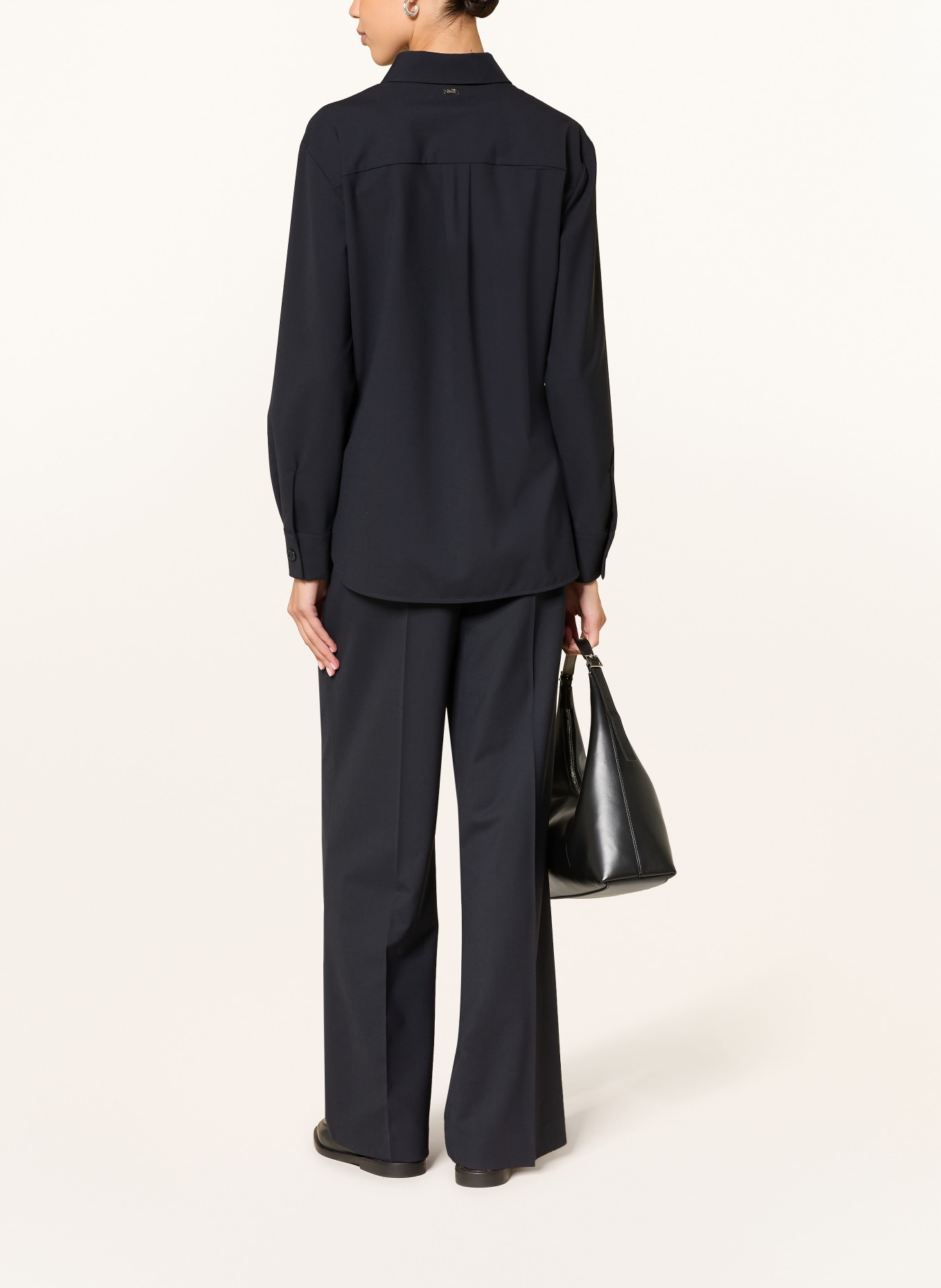 HERNO shirt blouse: DARK BLUE