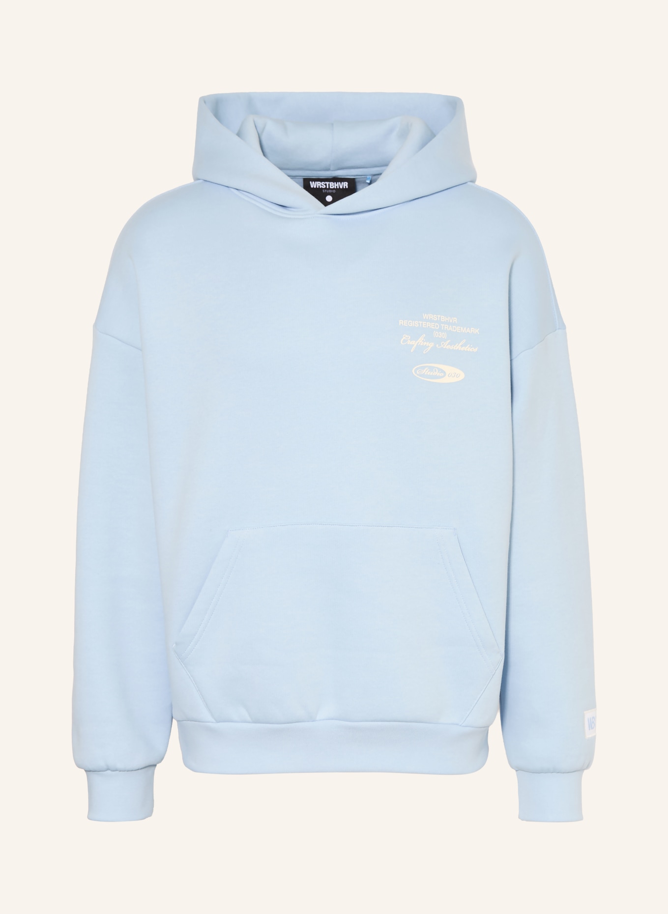 WRSTBHVR Mikina STUDIO: TMAVĚ MODRÁ