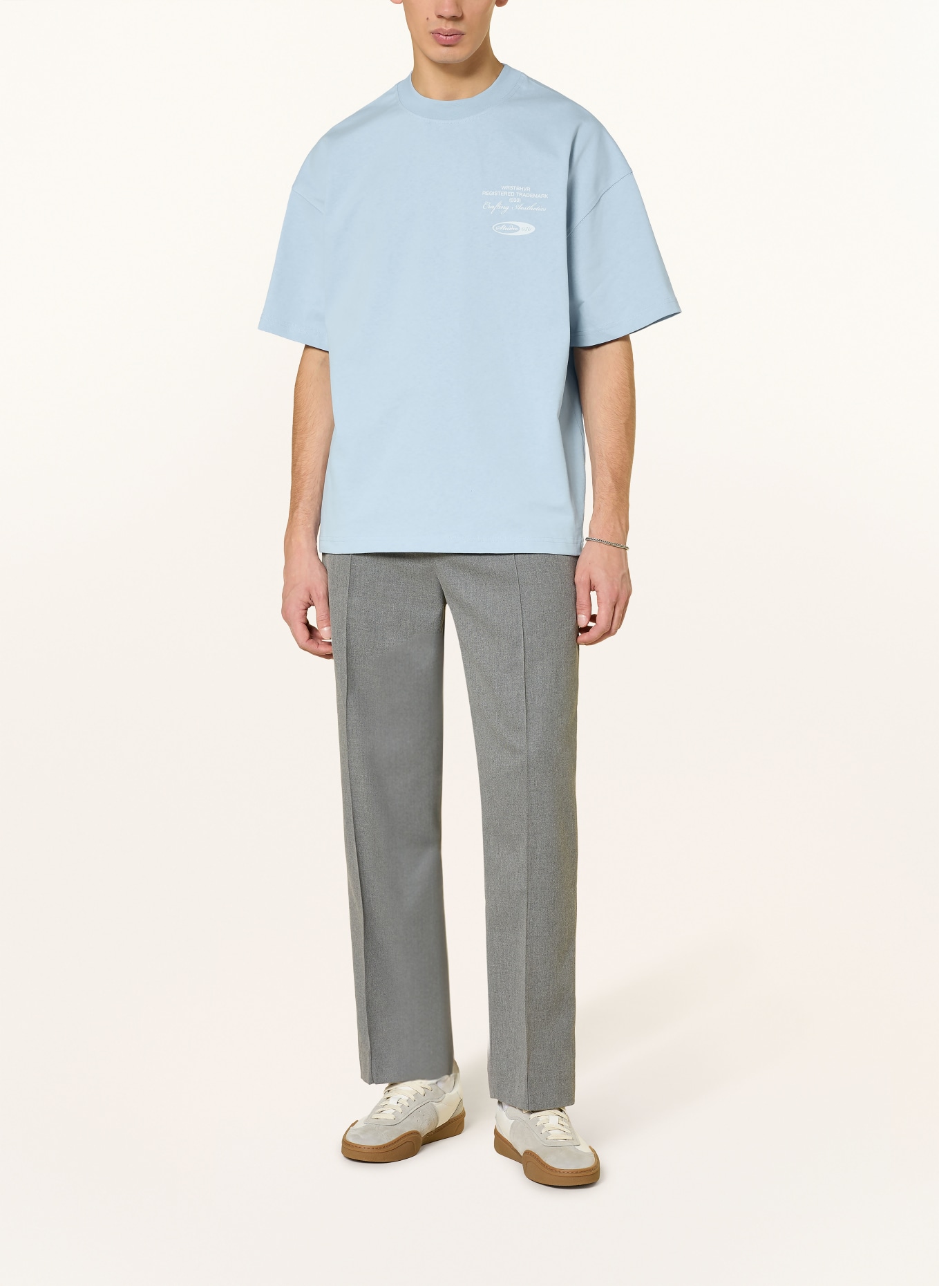 WRSTBHVR T-shirt STUDIO: LIGHT BLUE