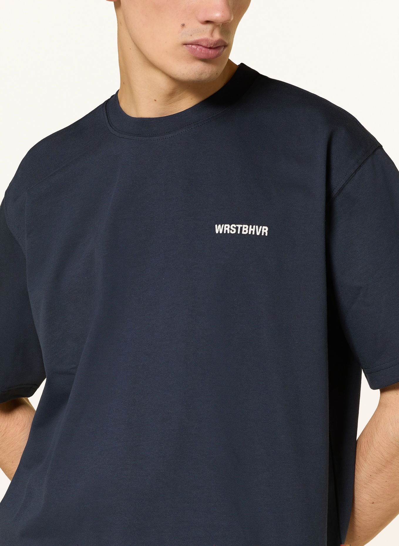 WRSTBHVR Tričko CASSIAN: TMAVĚ MODRÁ