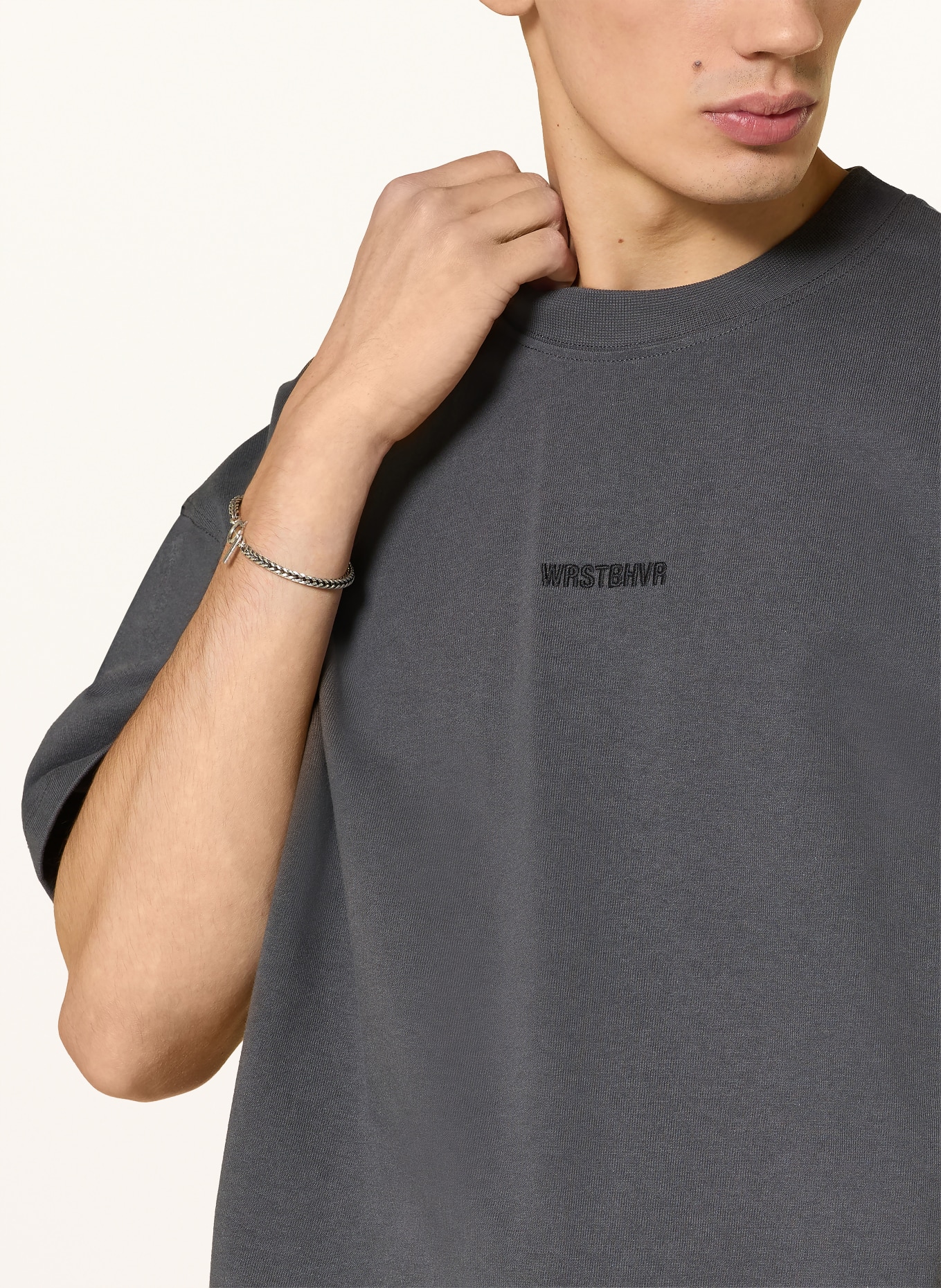 WRSTBHVR Tričko GARM: ŠEDÁ