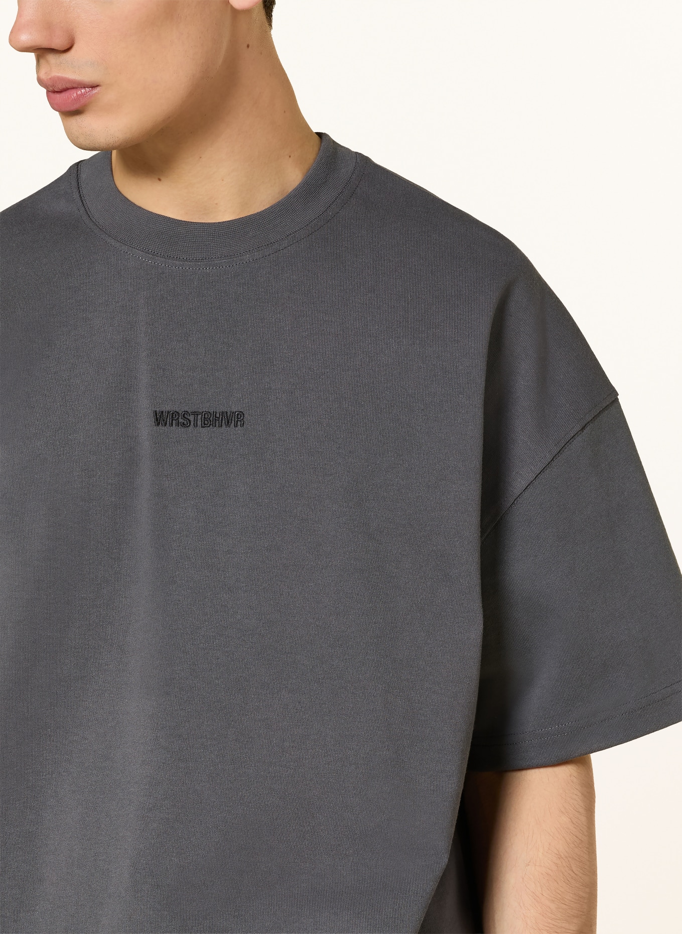 WRSTBHVR Tričko GARM: ŠEDÁ