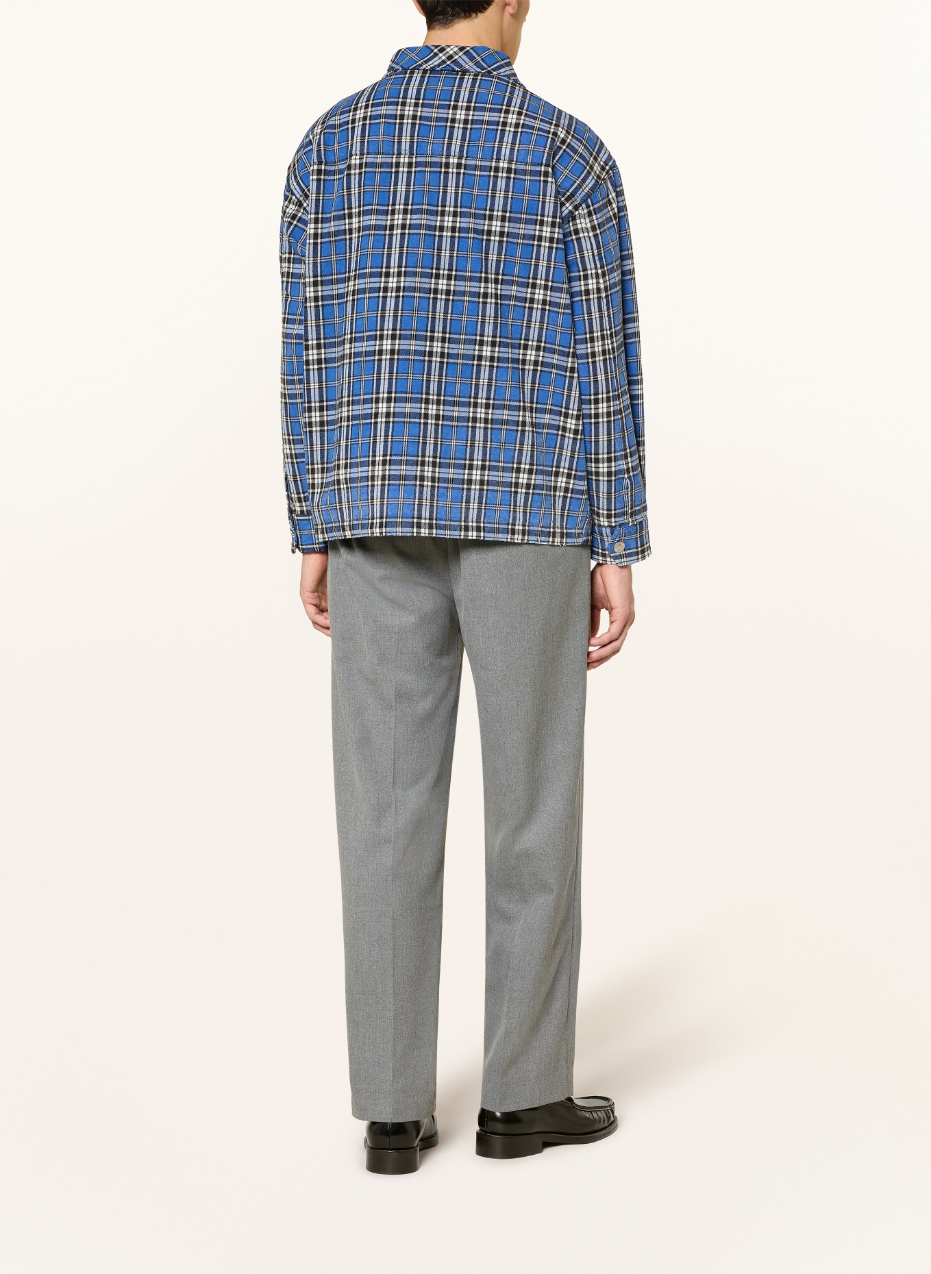 WRSTBHVR Hemd CAIUS Comfort Fit: BLAU / WEISS / SCHWARZ