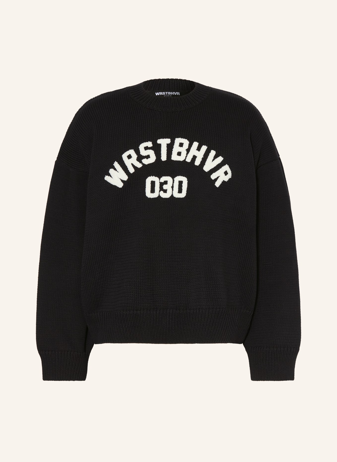 WRSTBHVR Svetr LUNA: ČERNÁ