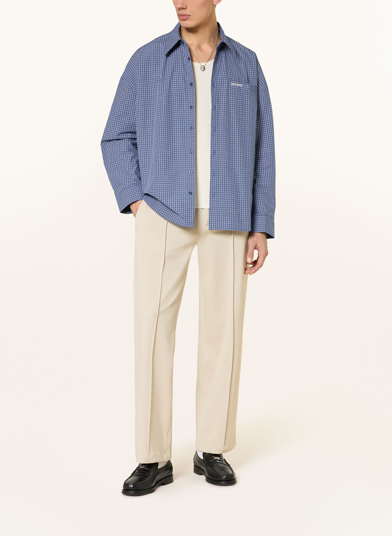 WRSTBHVR Koszula TAVI Comfort Fit: NIEBIESKI / BIAŁY / CZARNY