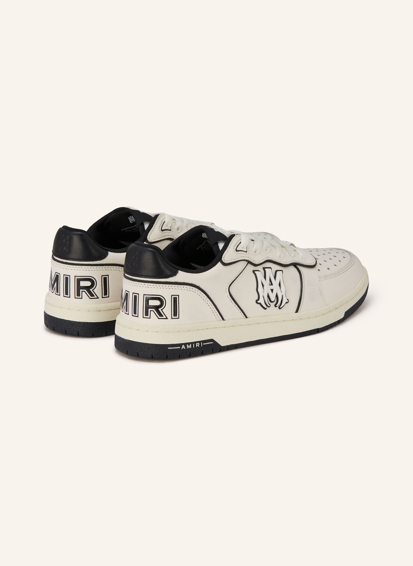 AMIRI Sneaker NEWPORT: WEISS / SCHWARZ