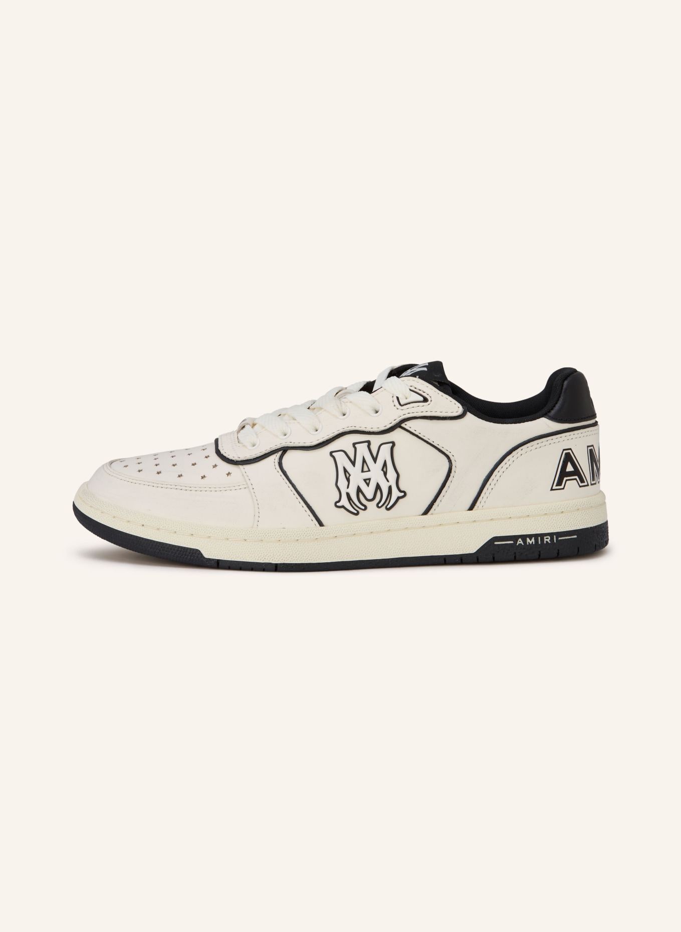 AMIRI Sneaker NEWPORT: WEISS / SCHWARZ