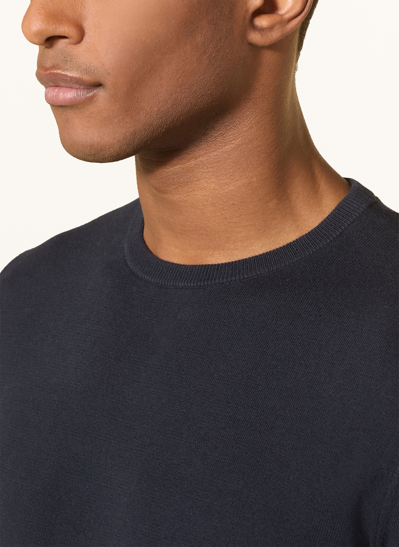 STROKESMAN'S Strickshirt: DUNKELBLAU