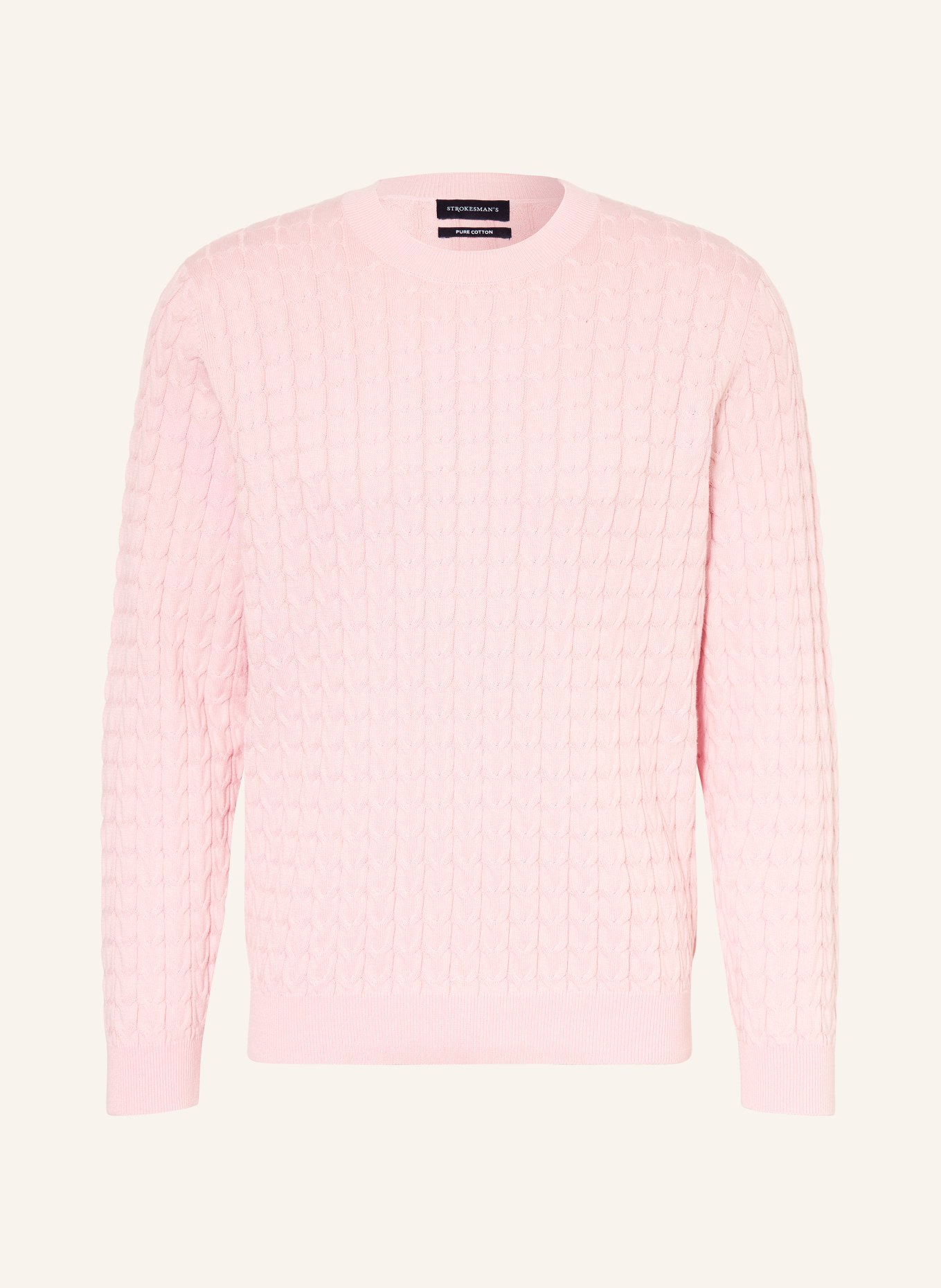 STROKESMAN'S svetr: RŮŽOVÁ
