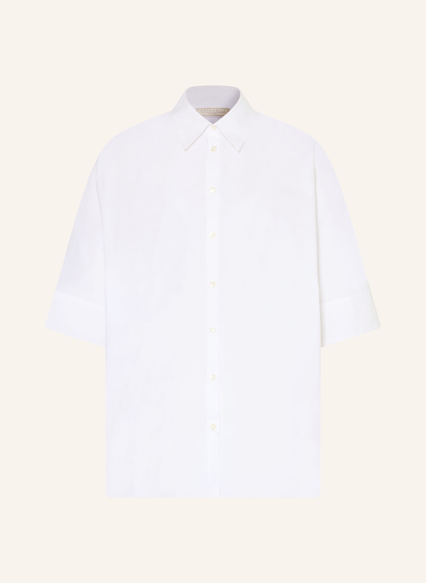 ANTONELLI firenze Oversized-Hemdbluse: WEISS