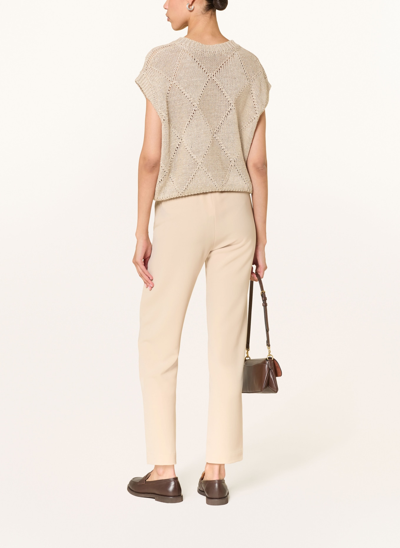 ANTONELLI firenze 7/8 kalhoty: SVĚTLE HNĚDÁ