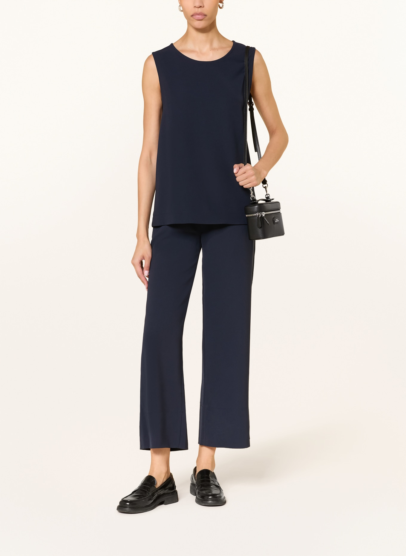 ANTONELLI firenze AURORA blouse top: DARK BLUE