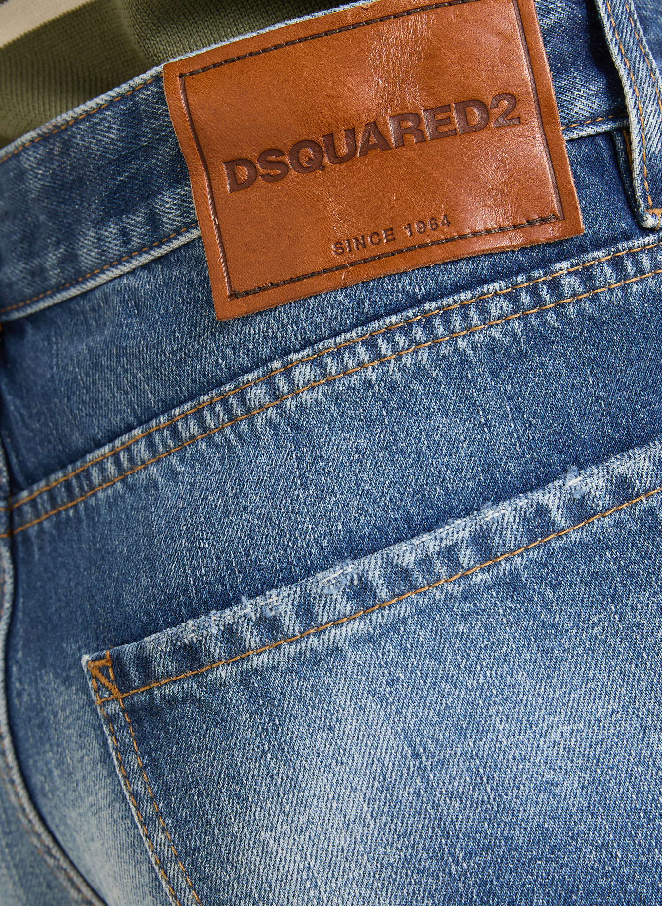 DSQUARED2 Jeans LOOSE TWST Regular Fit: 470 NAVY BLUE