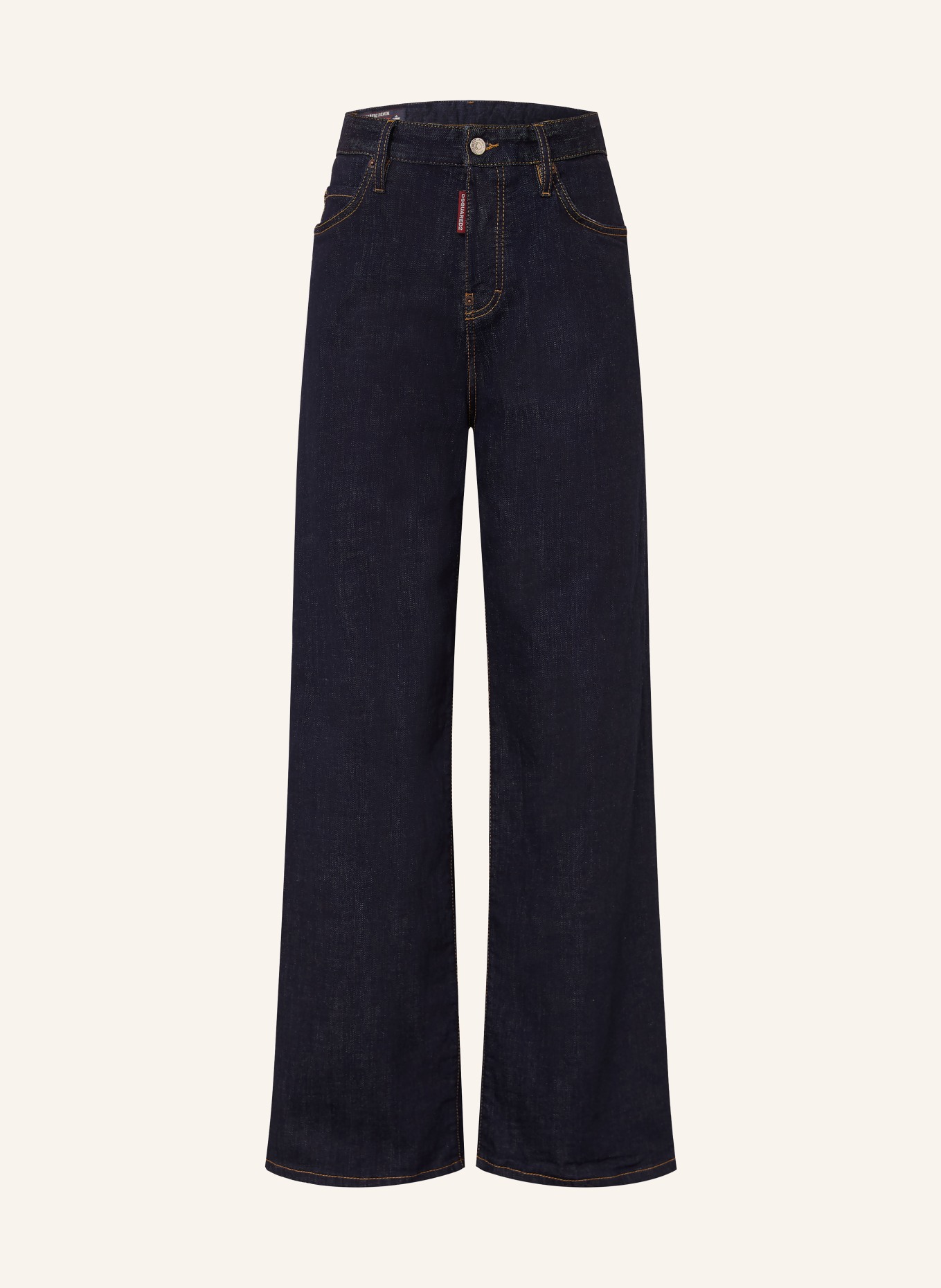 DSQUARED2 Wide Leg Jeans: 470 NAVY BLUE