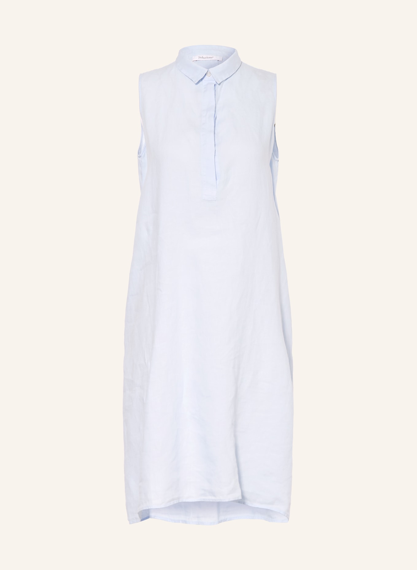 Soluzione Linen shirt dress: LIGHT BLUE