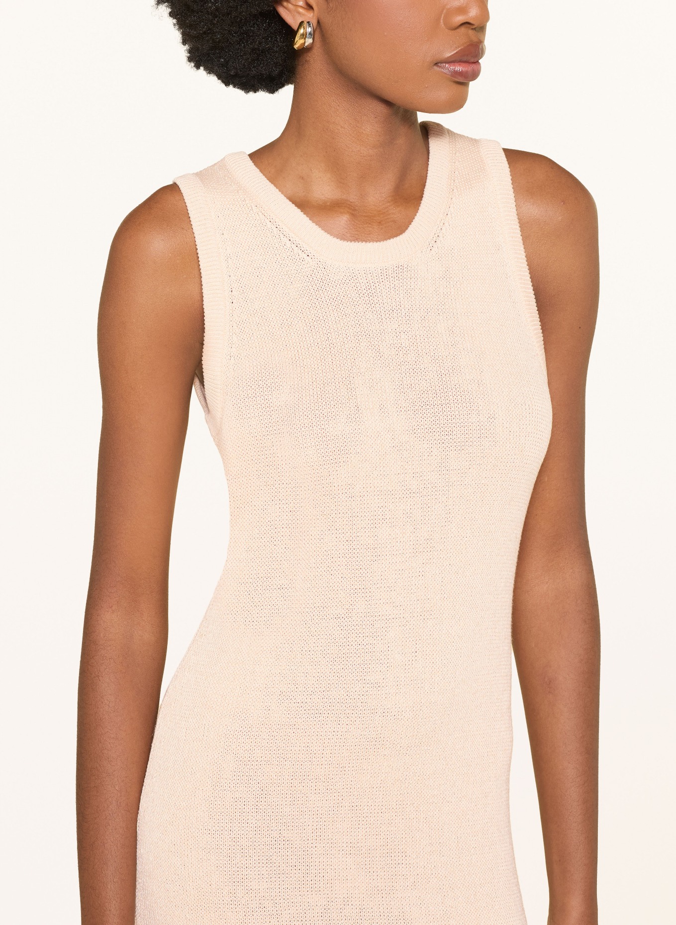 MRS & HUGS Strickkleid: BEIGE