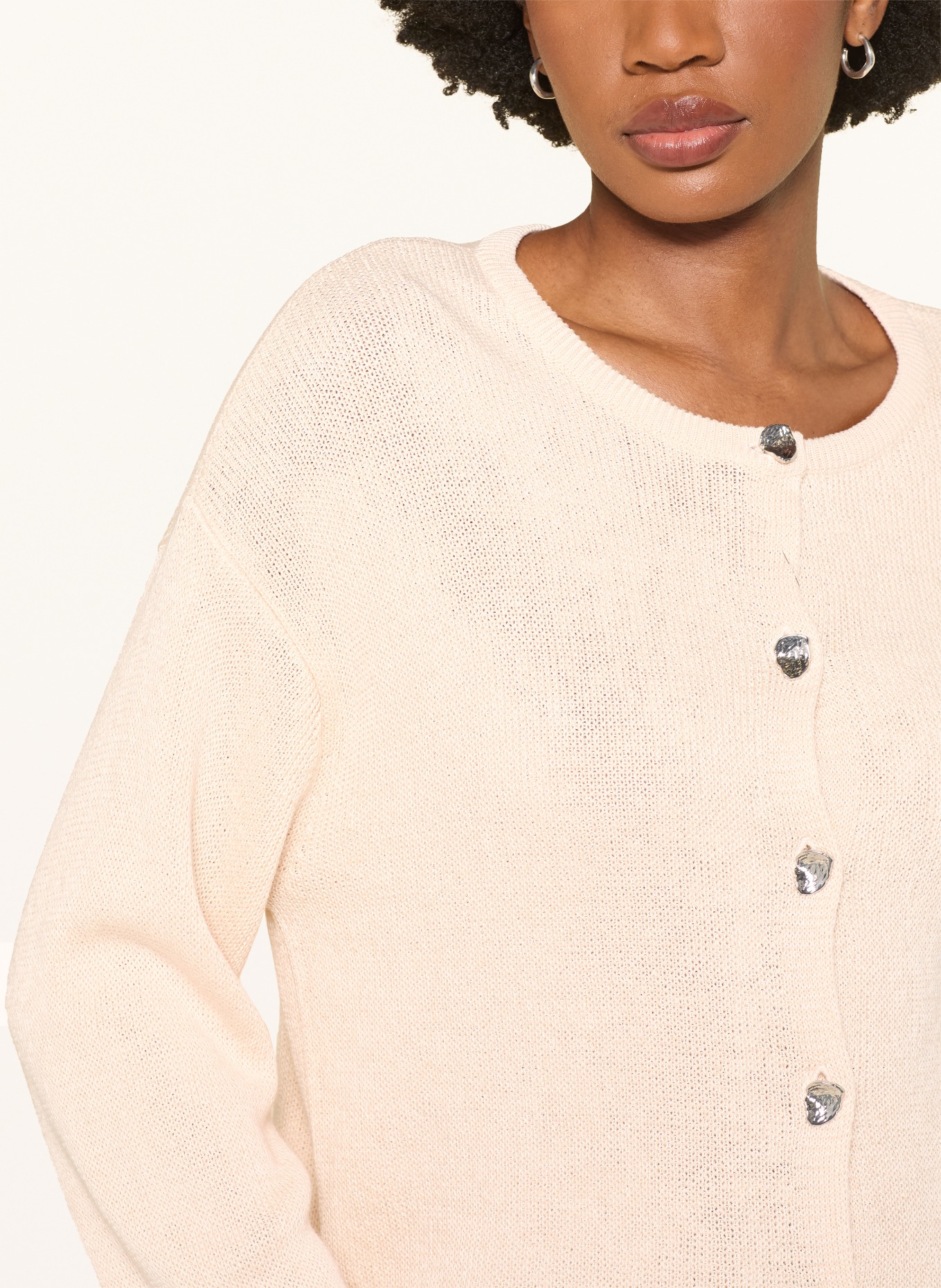 MRS & HUGS Strickjacke: CREME