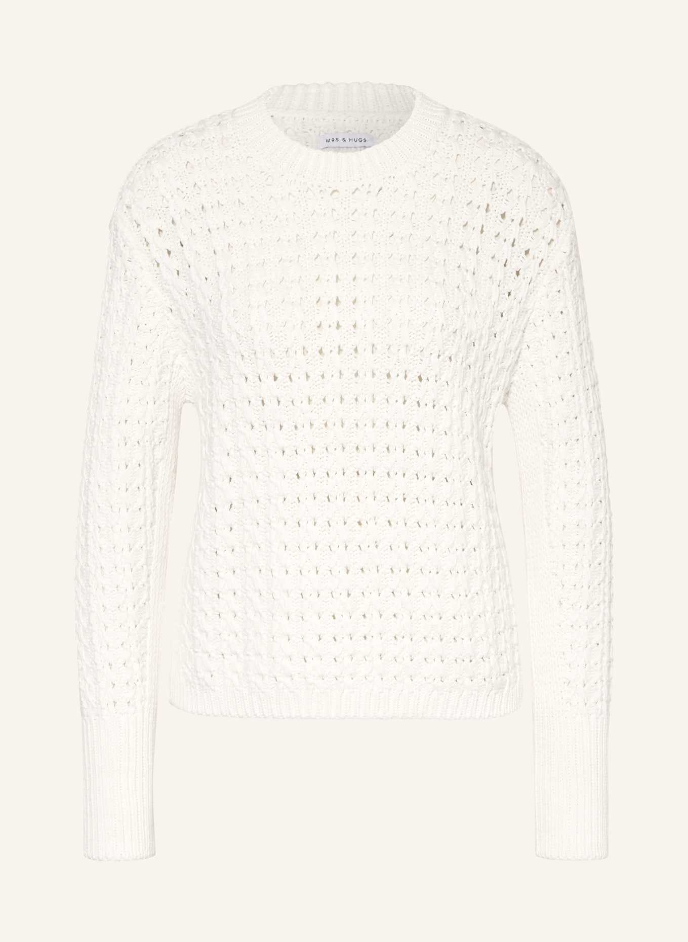 MRS & HUGS Pullover: ECRU