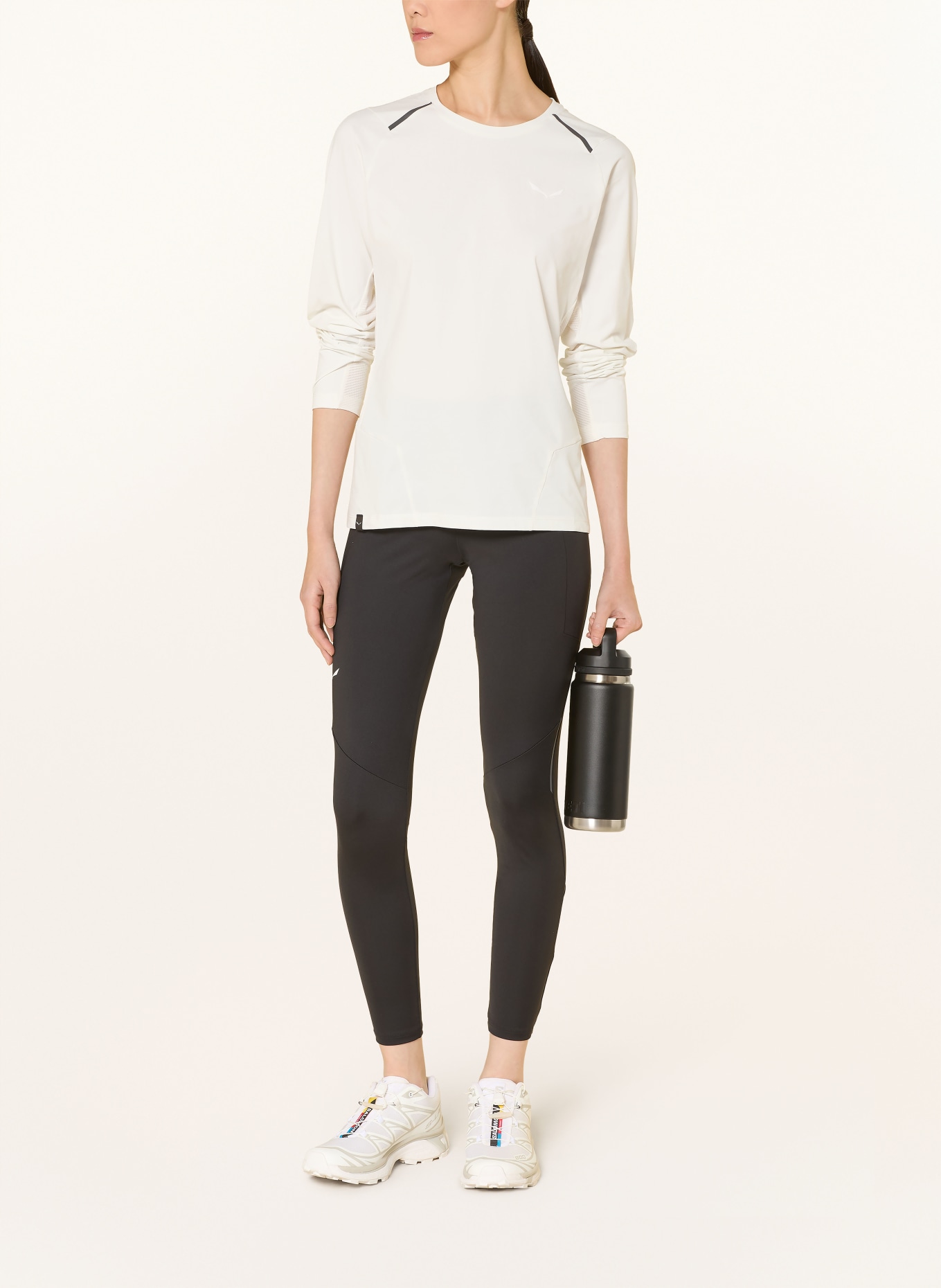 SALEWA Punčocháče PEDROC 1: ČERNÁ