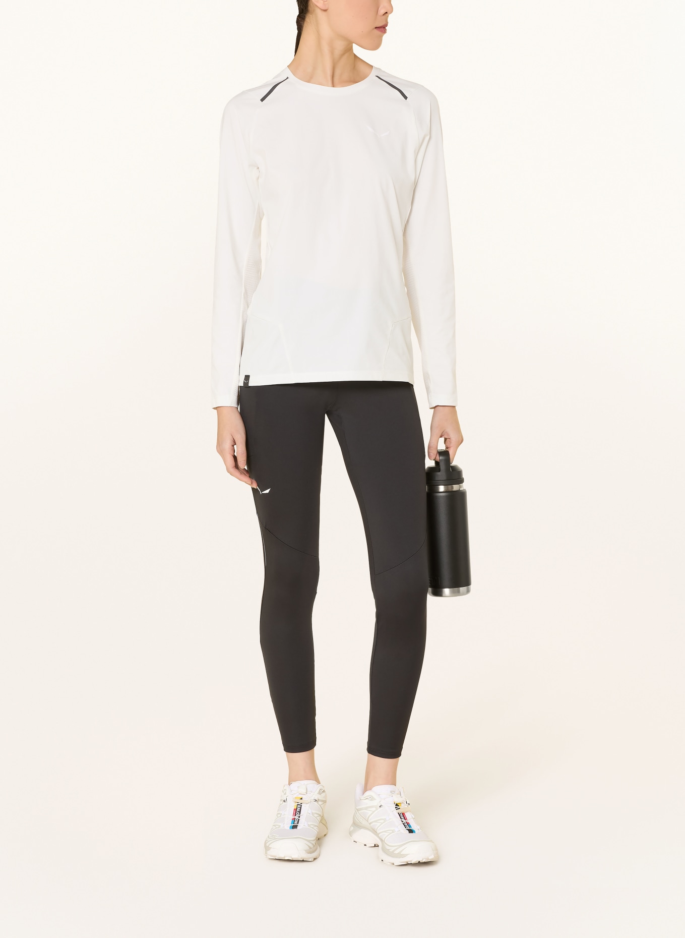 SALEWA Dlouhé rukávy PEDROC DRY'TON: BÍLÁ