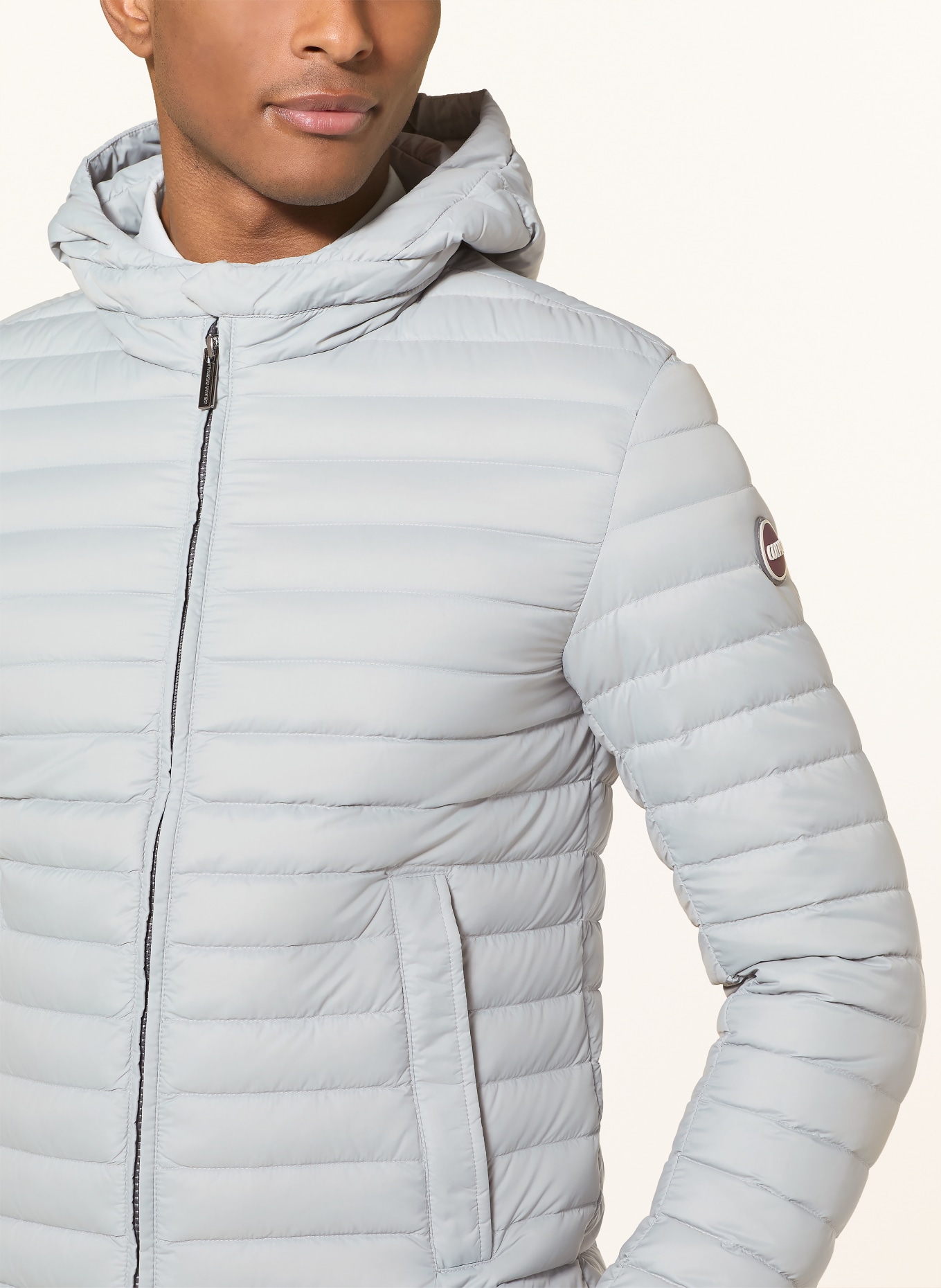 COLMAR Lehká péřová bunda: ŠEDÁ