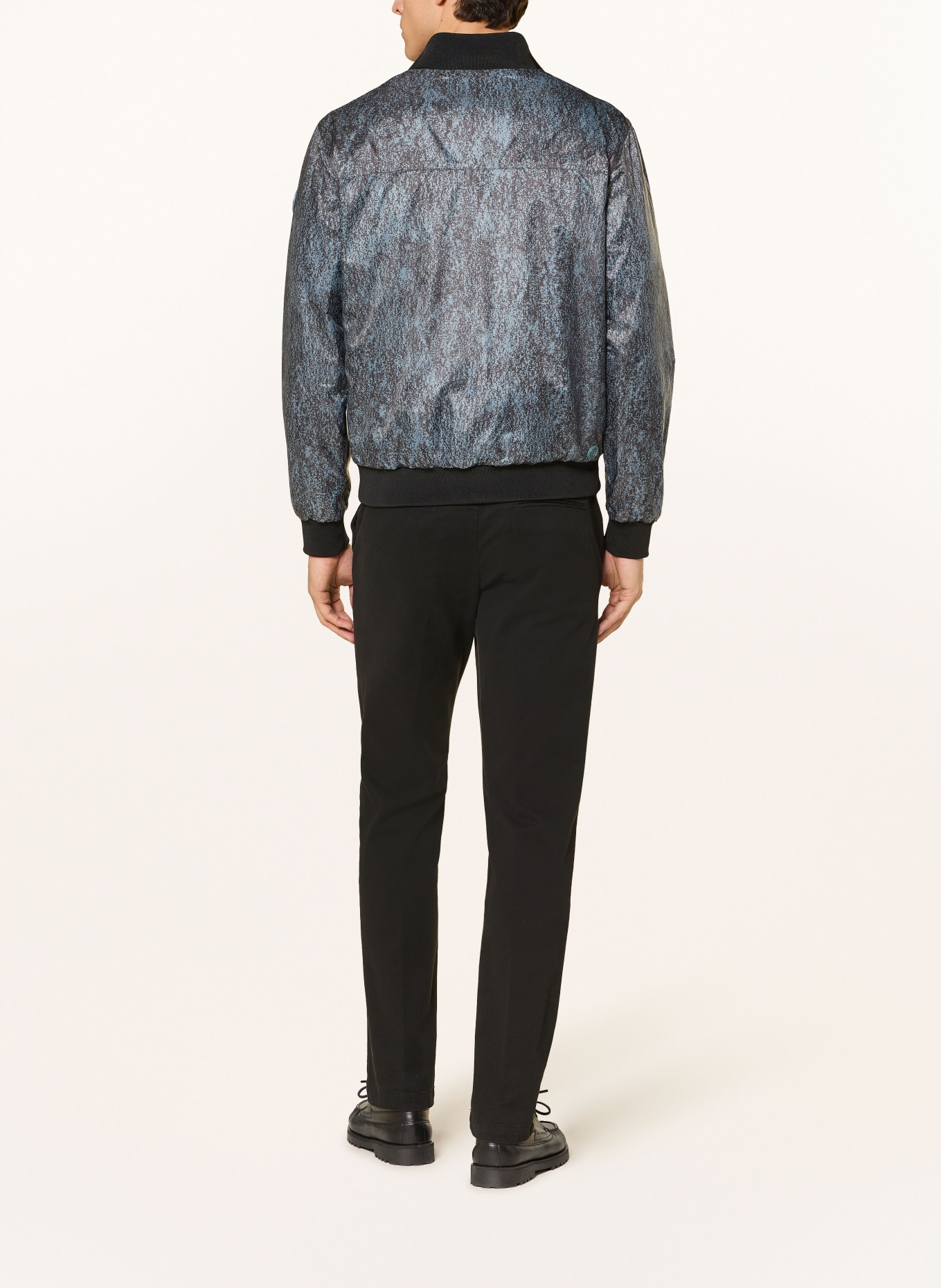 COLMAR Blouson zum Wenden: SCHWARZ / HELLBLAU