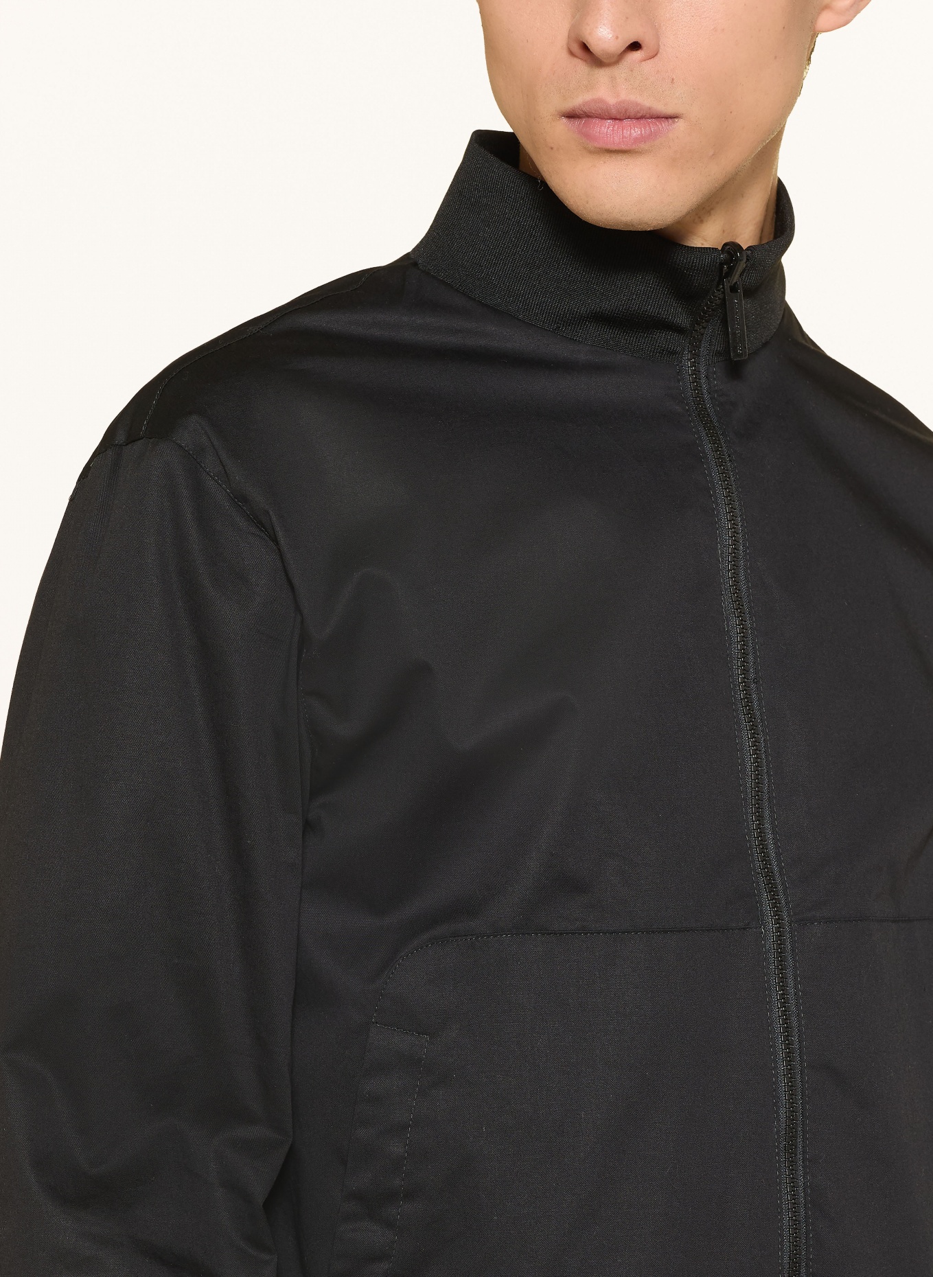 COLMAR Blouson zum Wenden: SCHWARZ / HELLBLAU
