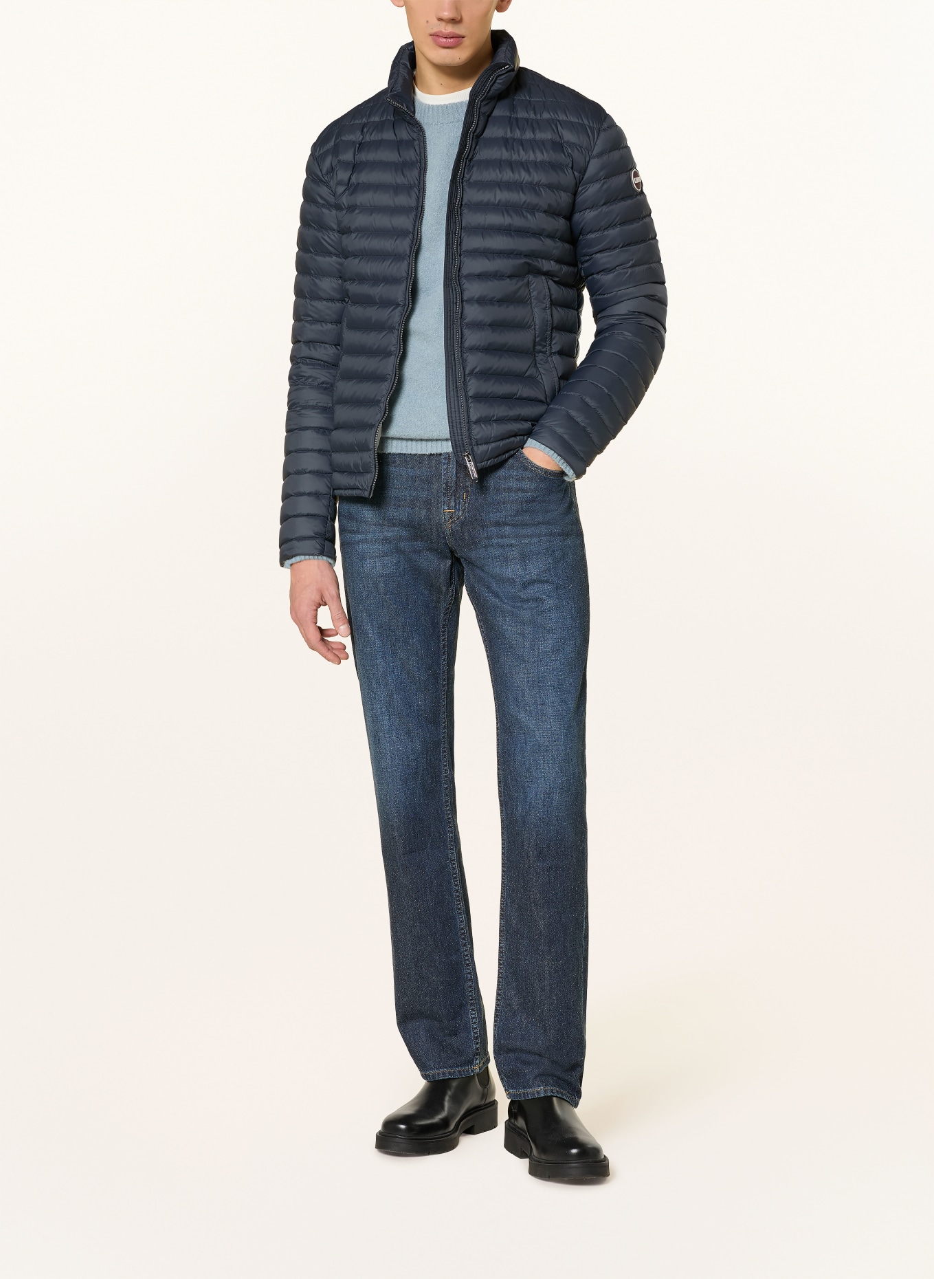 COLMAR Lichtgewicht donsjack: DONKERBLAUW