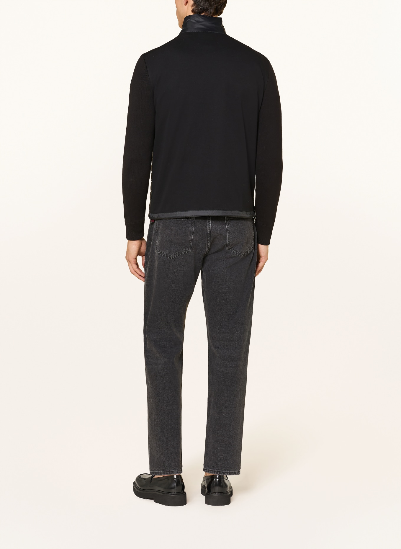 COLMAR Steppjacke im Materialmix: DUNKELBLAU