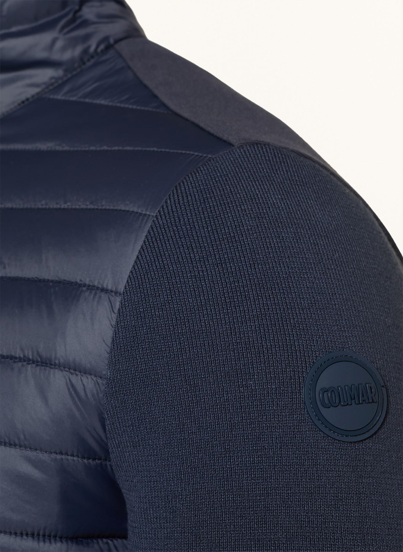 COLMAR Gewatteerde jas in verschillende materialen: DONKERBLAUW