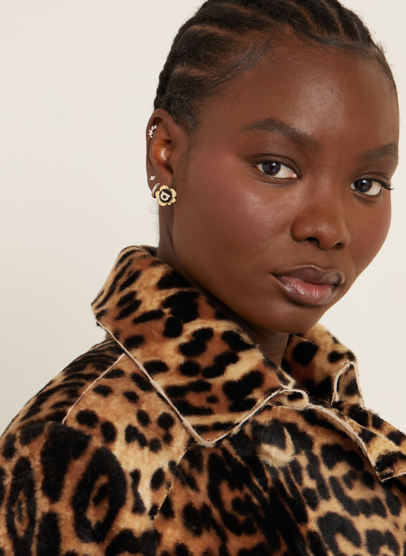 NOUR HAMMOUR Mantel TATE: COGNAC / CAMEL / SCHWARZ