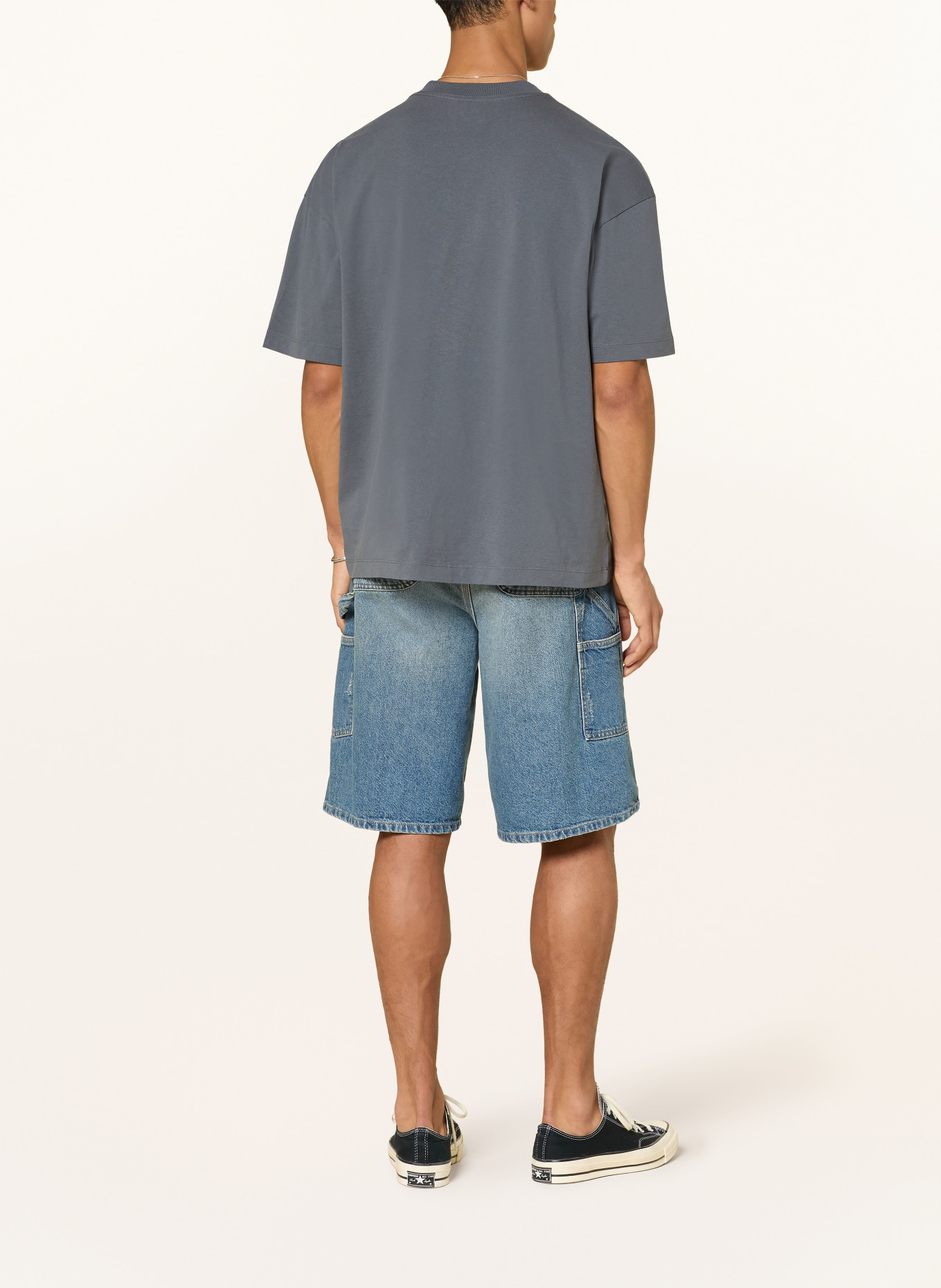 ALLSAINTS T-Shirt XANDER: DUNKELGRAU