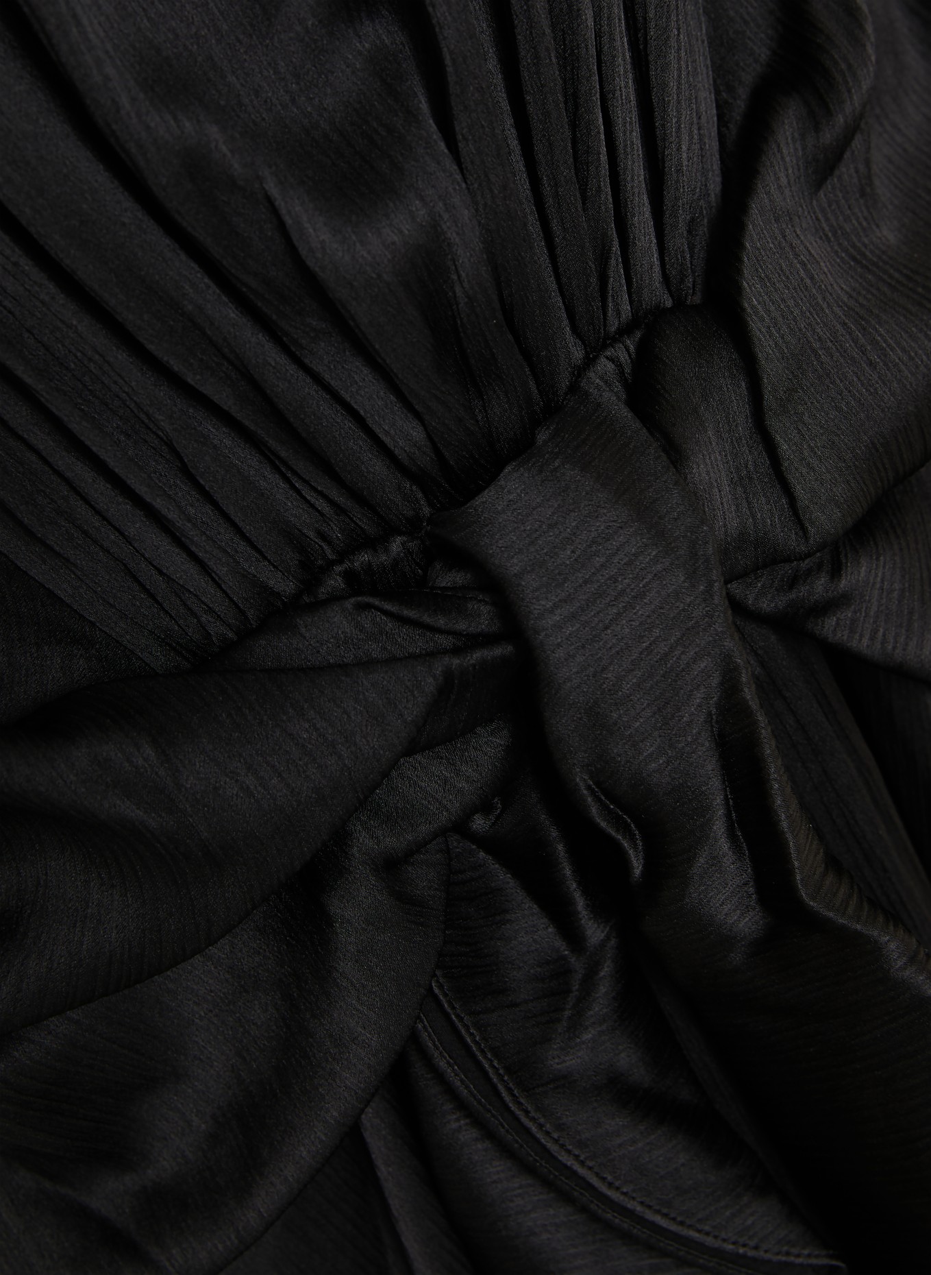 JW ANDERSON silk dress: BLACK