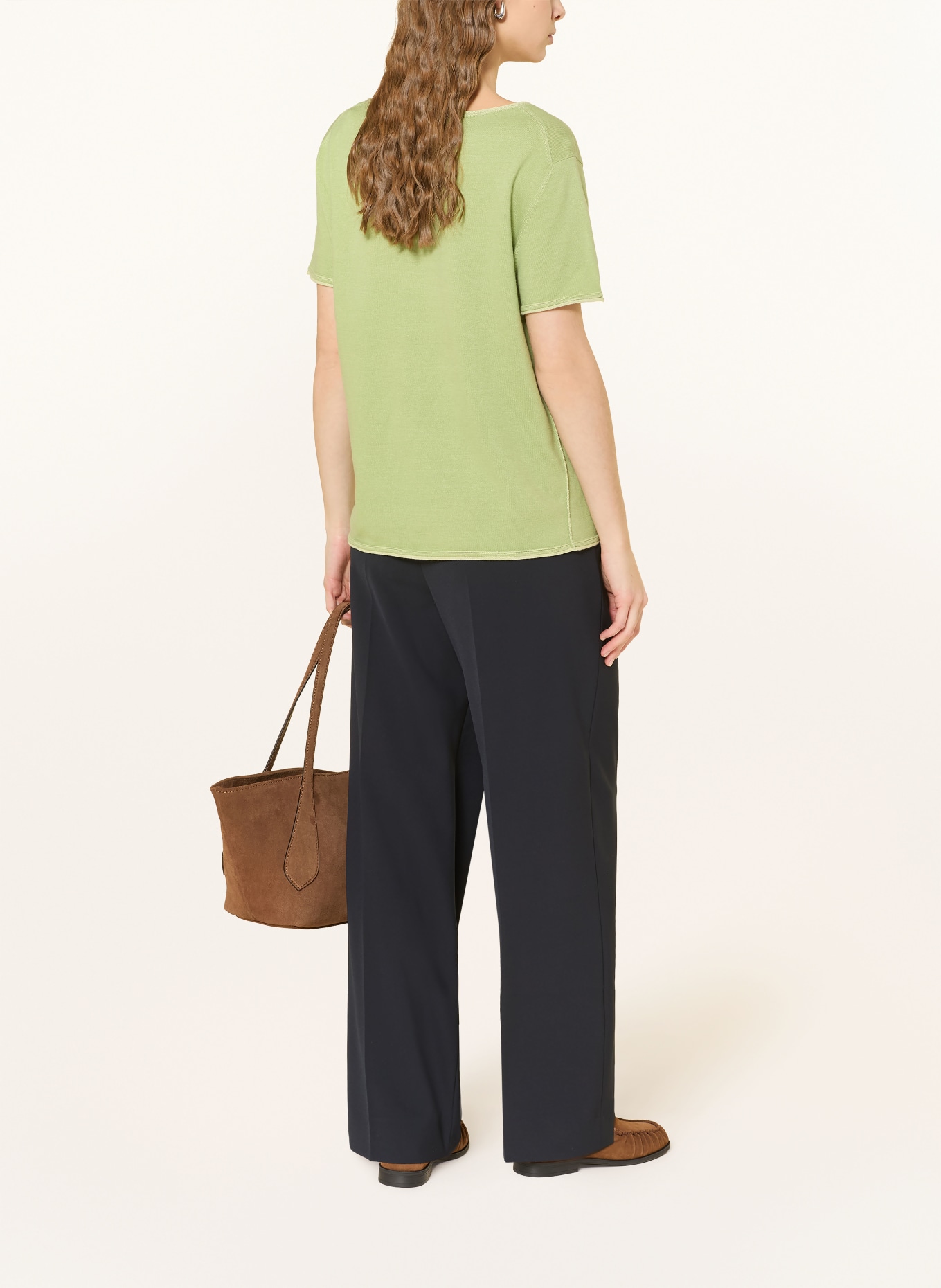 darling harbour pletené tričko: sage / lemon