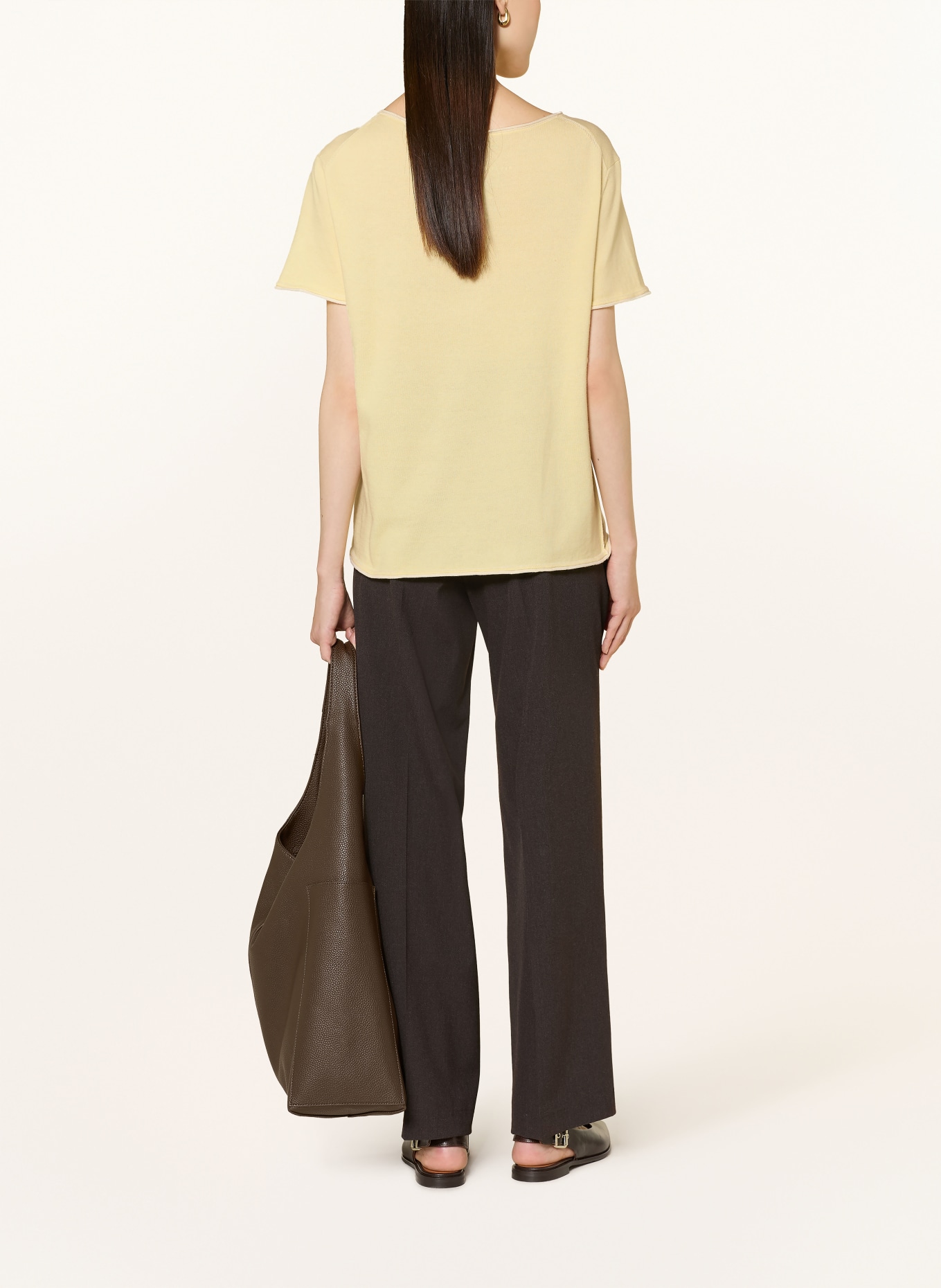 darling harbour pletené tričko: lemon / white