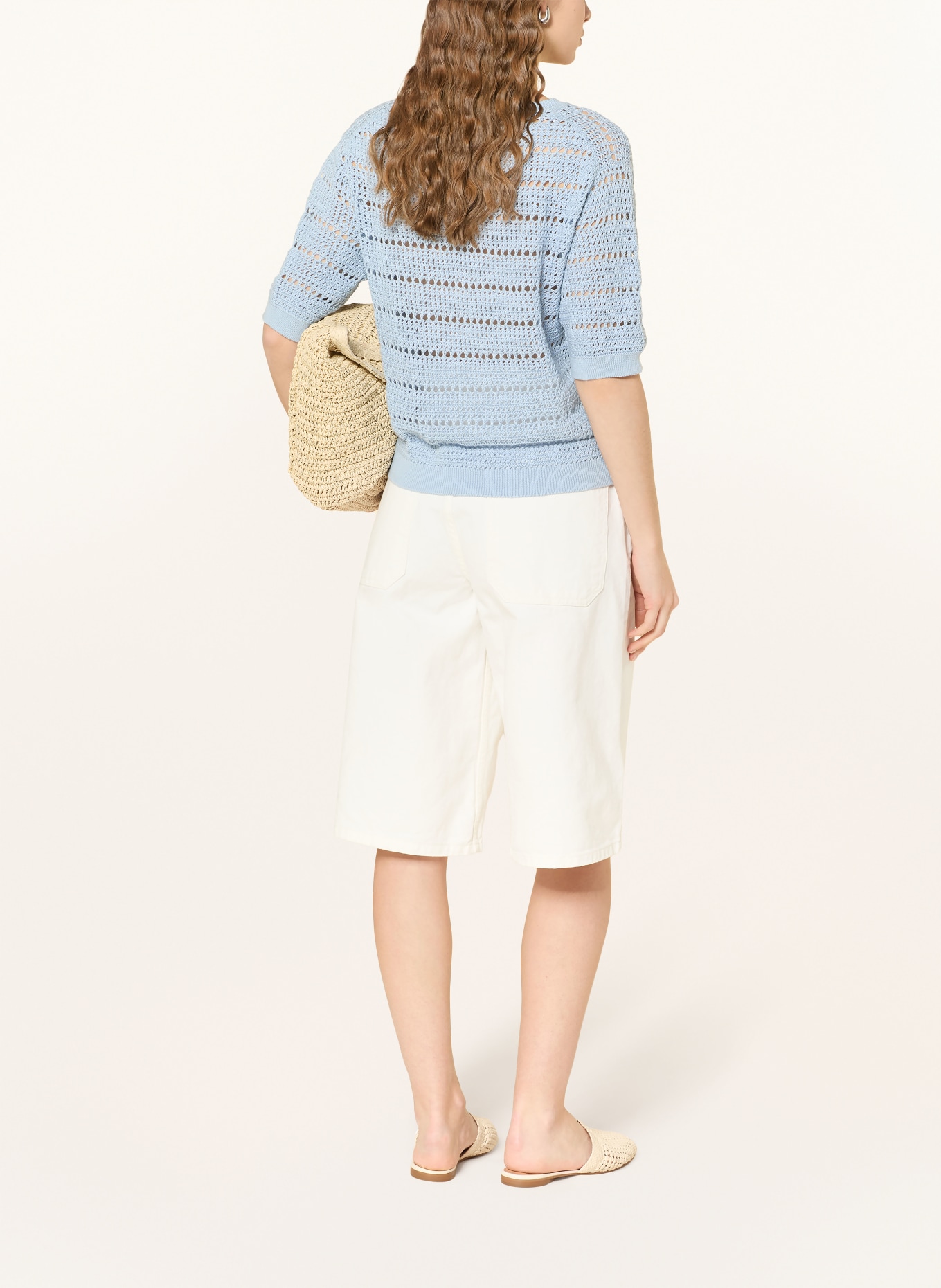 darling harbour Strickshirt: SKY BLUE