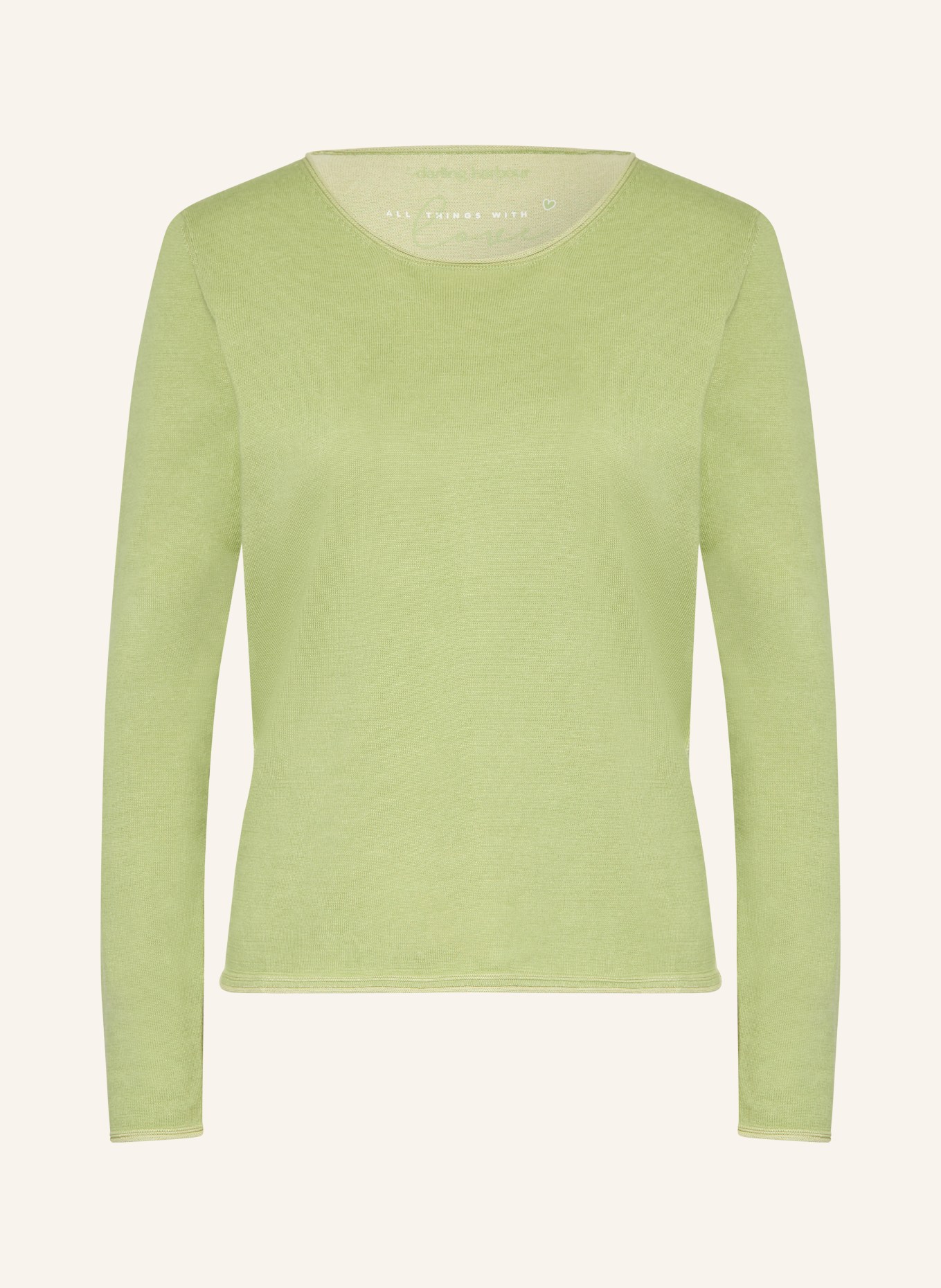 darling harbour Pullover: sage / lemon