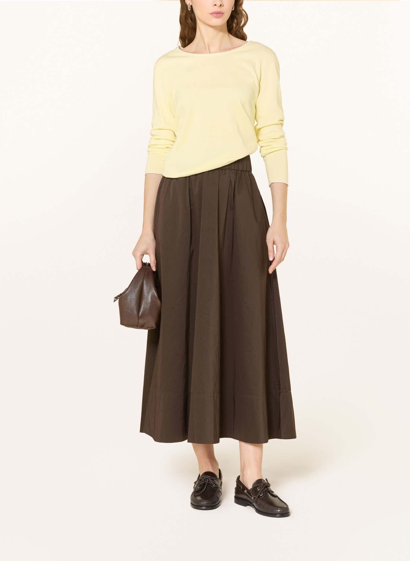 darling harbour Pullover: lemon / white