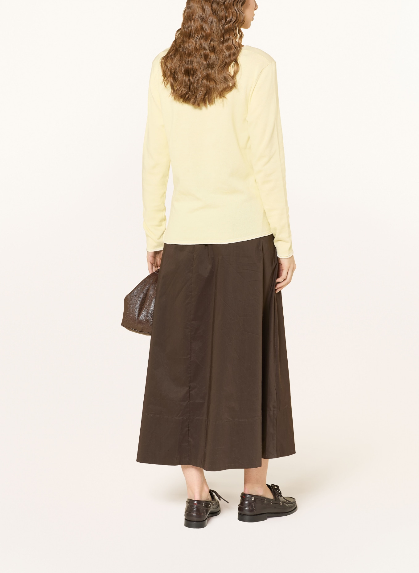 darling harbour Pullover: lemon / white