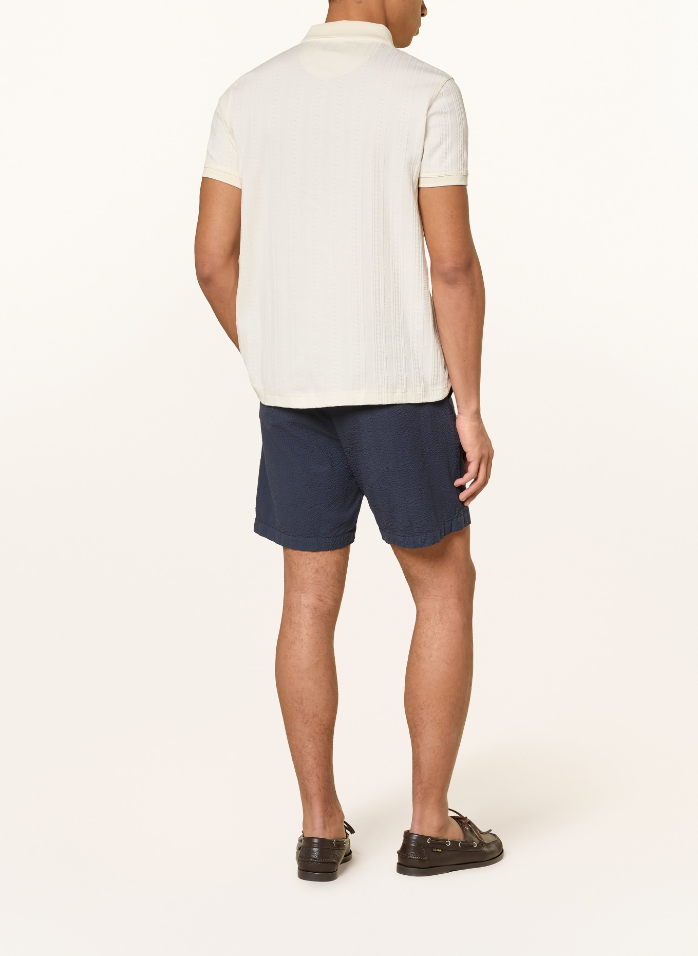 Barbour Jersey-Poloshirt HARWELL: CREME