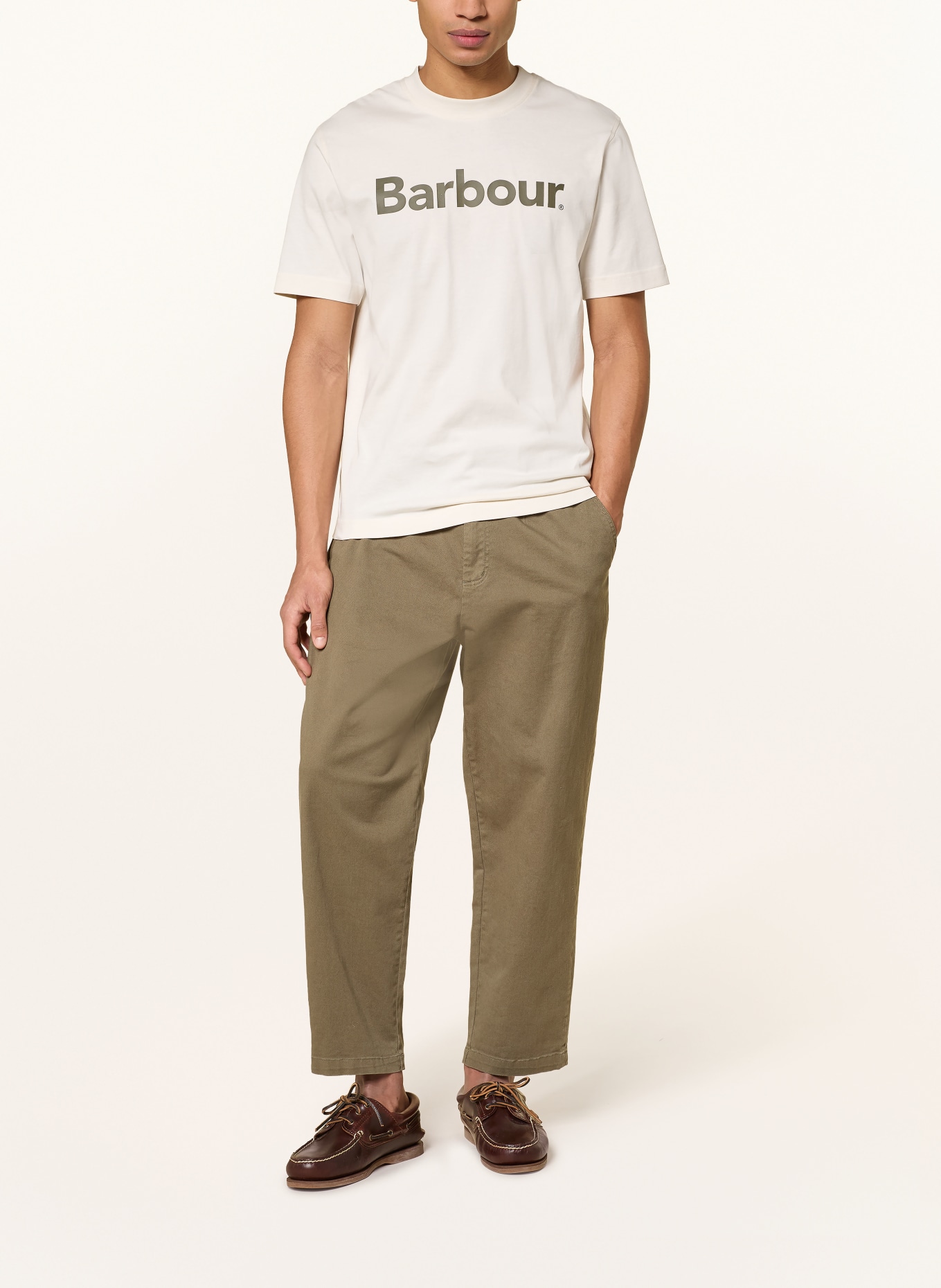 Barbour T-Shirt: ECRU