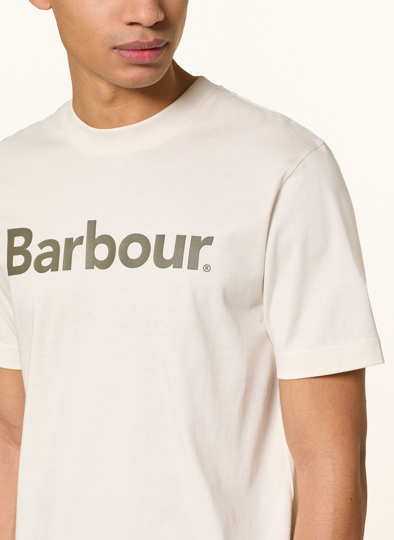 Barbour T-Shirt: ECRU