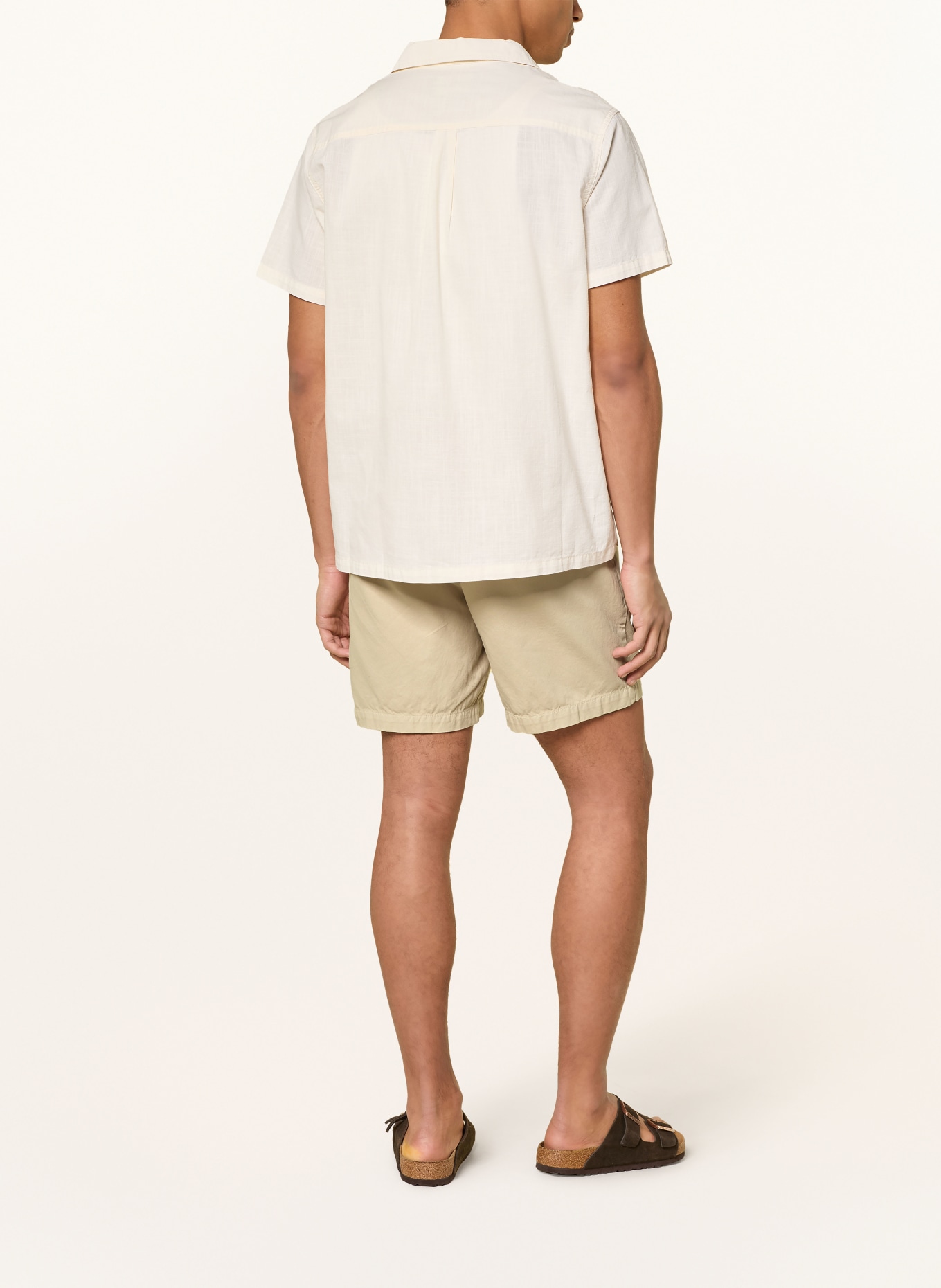 Barbour Shorts OXFORD Relaxed Fit: BEIGE